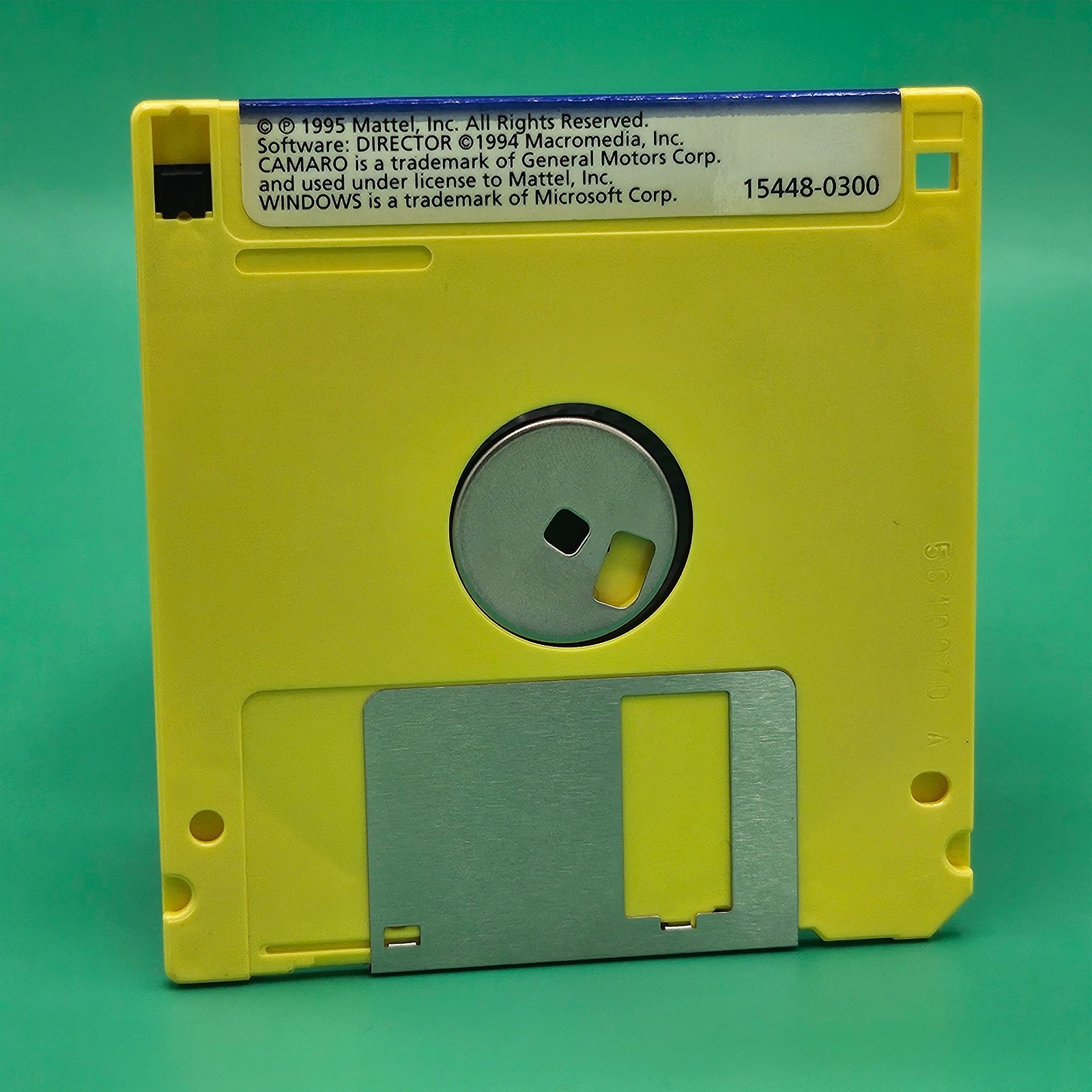 Vintage Hot Wheels 93 Camaro Car Computer 1.44 MB Floppy Disk Software TESTED