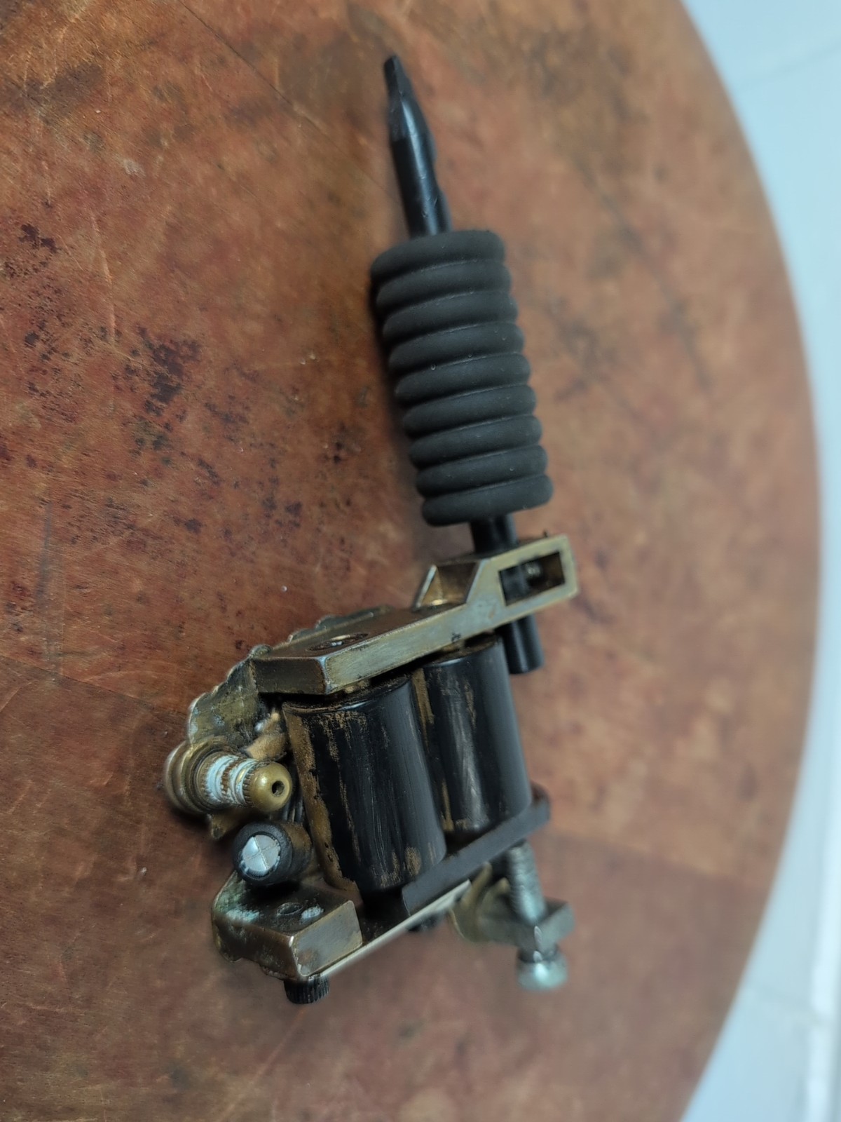 Vintage Coil Tattoo Machine Custom Made Brass