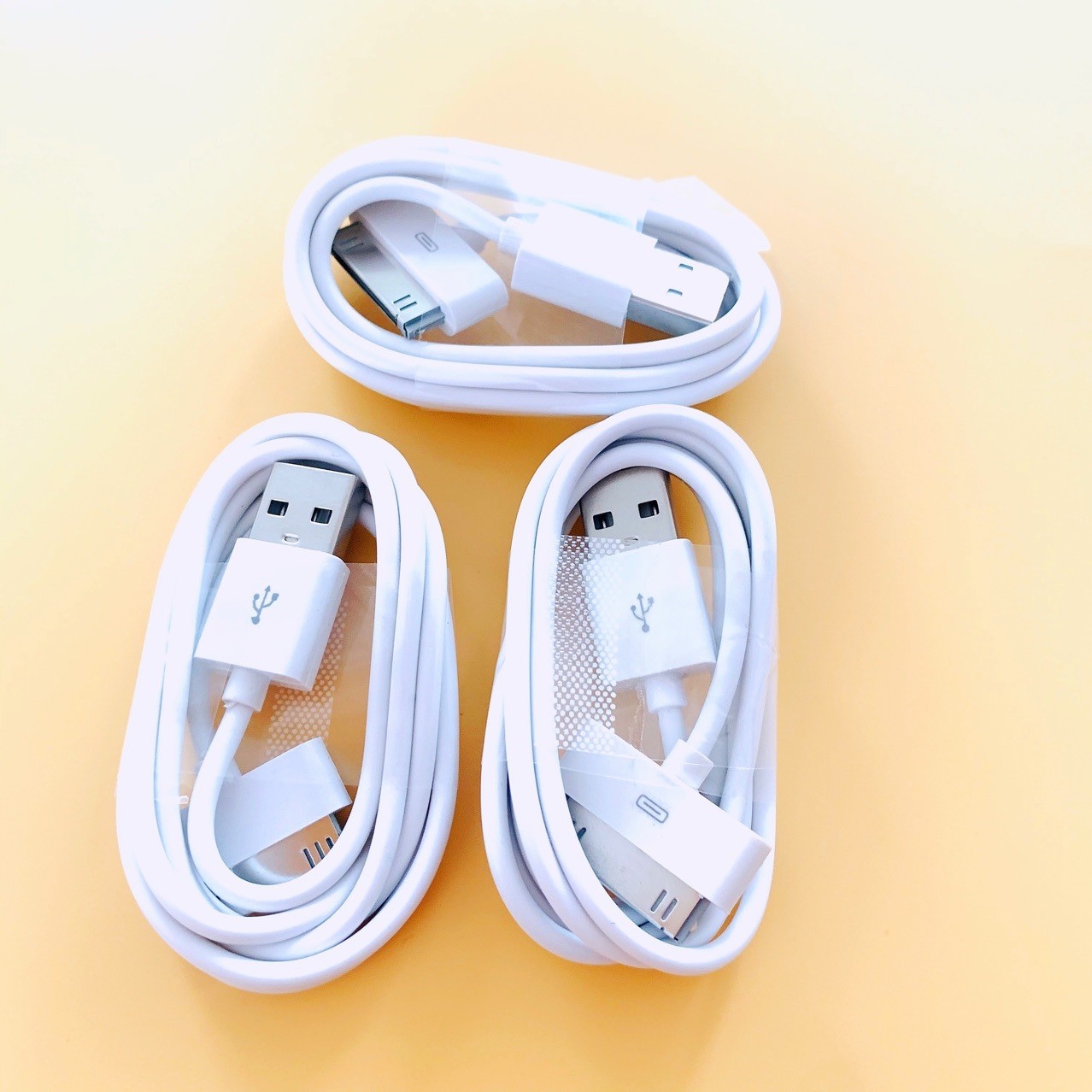 3PCS-30Pin 1M Wide Port Charging & Data Cable Compatible for iPhone 4/4S