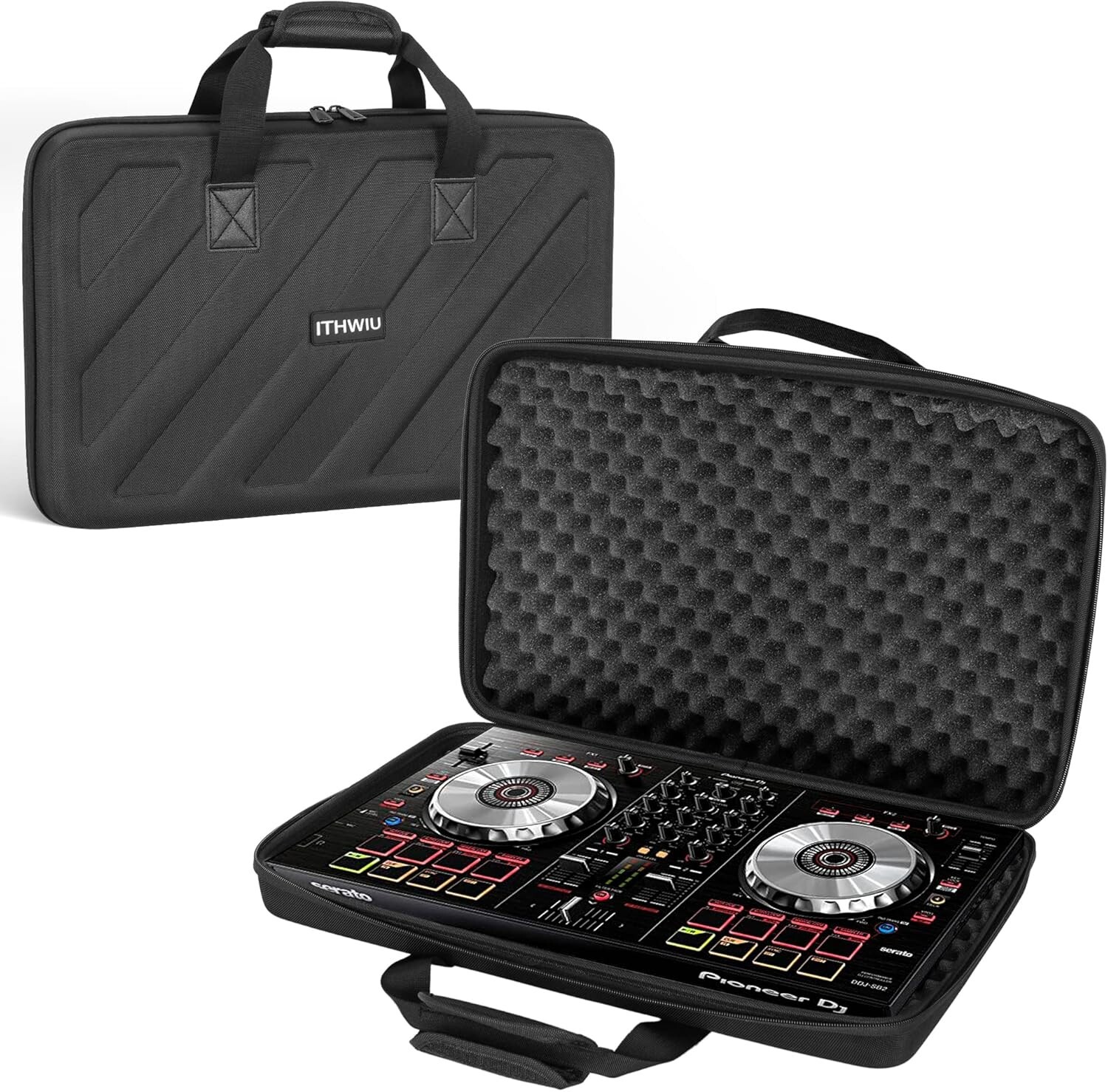 Stylish Travel Case for DDJ Controllers with Argyle Pattern and Buffer Sponge