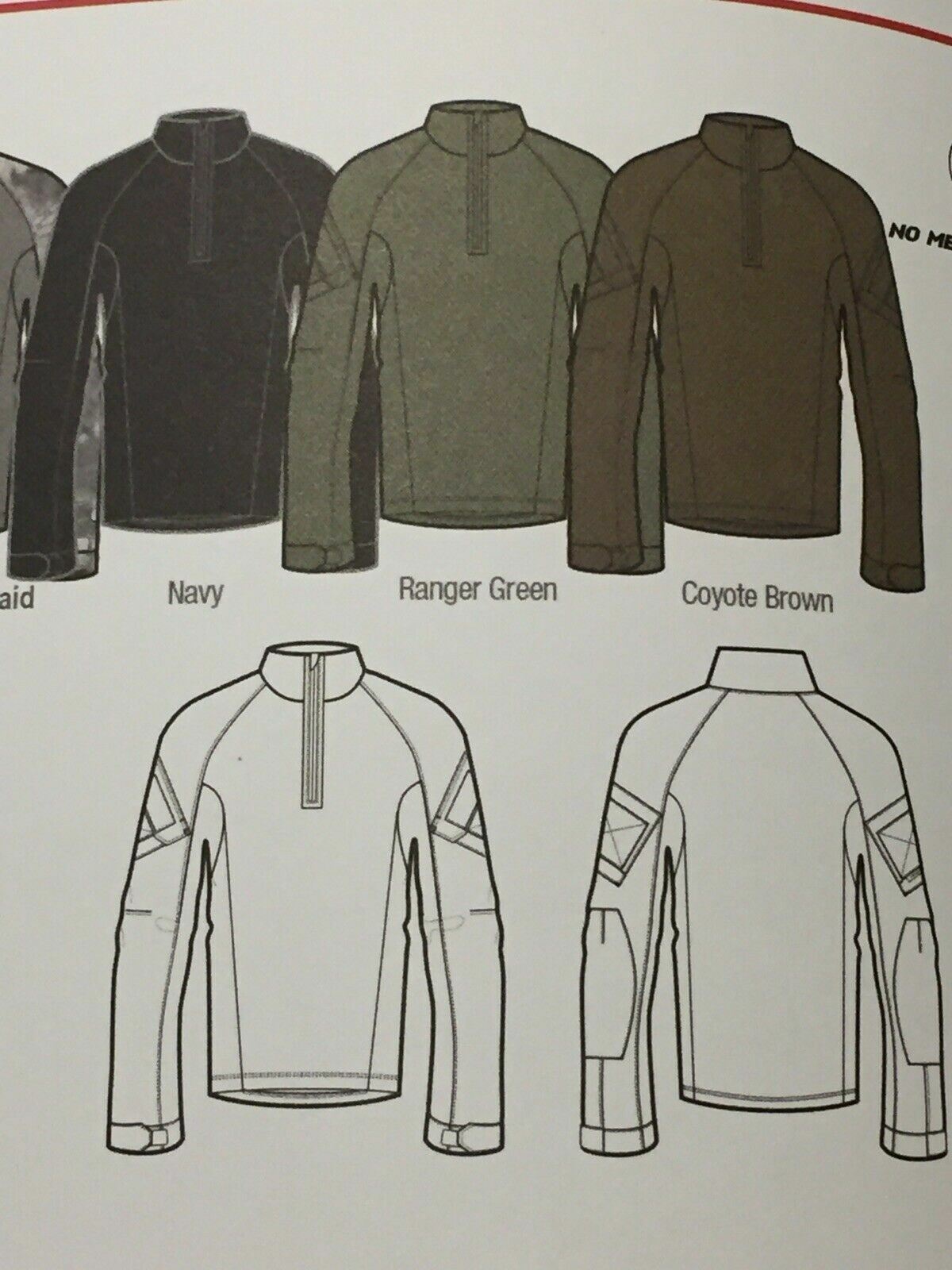 Kryptek Tactical 3 LS Zip Color: Coyote Large 19TACZLSCT5