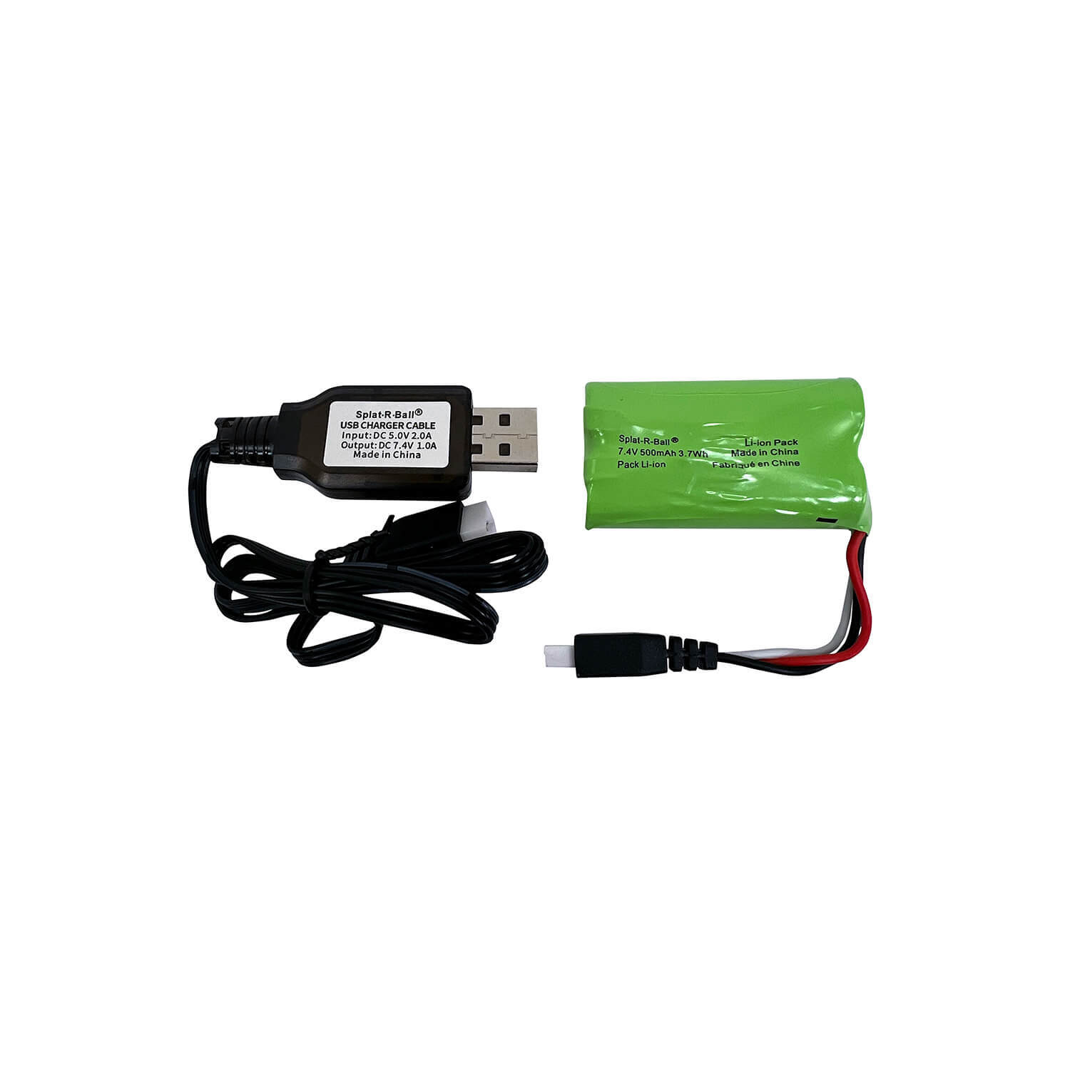 SplatRBall Water Blaster Rechargeable Battery 500 mAh for SRB 370 / 375 OEM