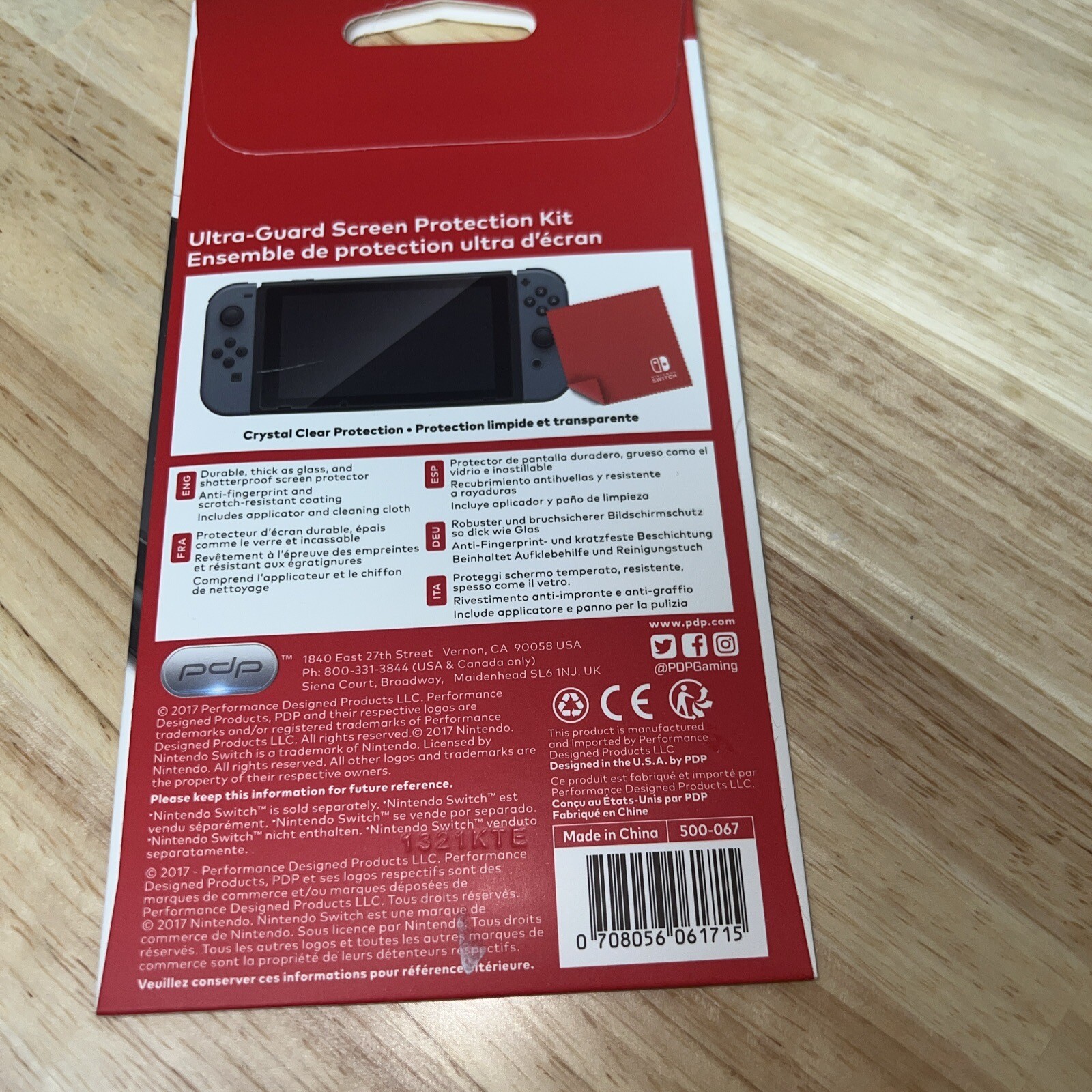 PDP Ultra-Guard Screen Protector - Protection Kit for Nintendo Switch