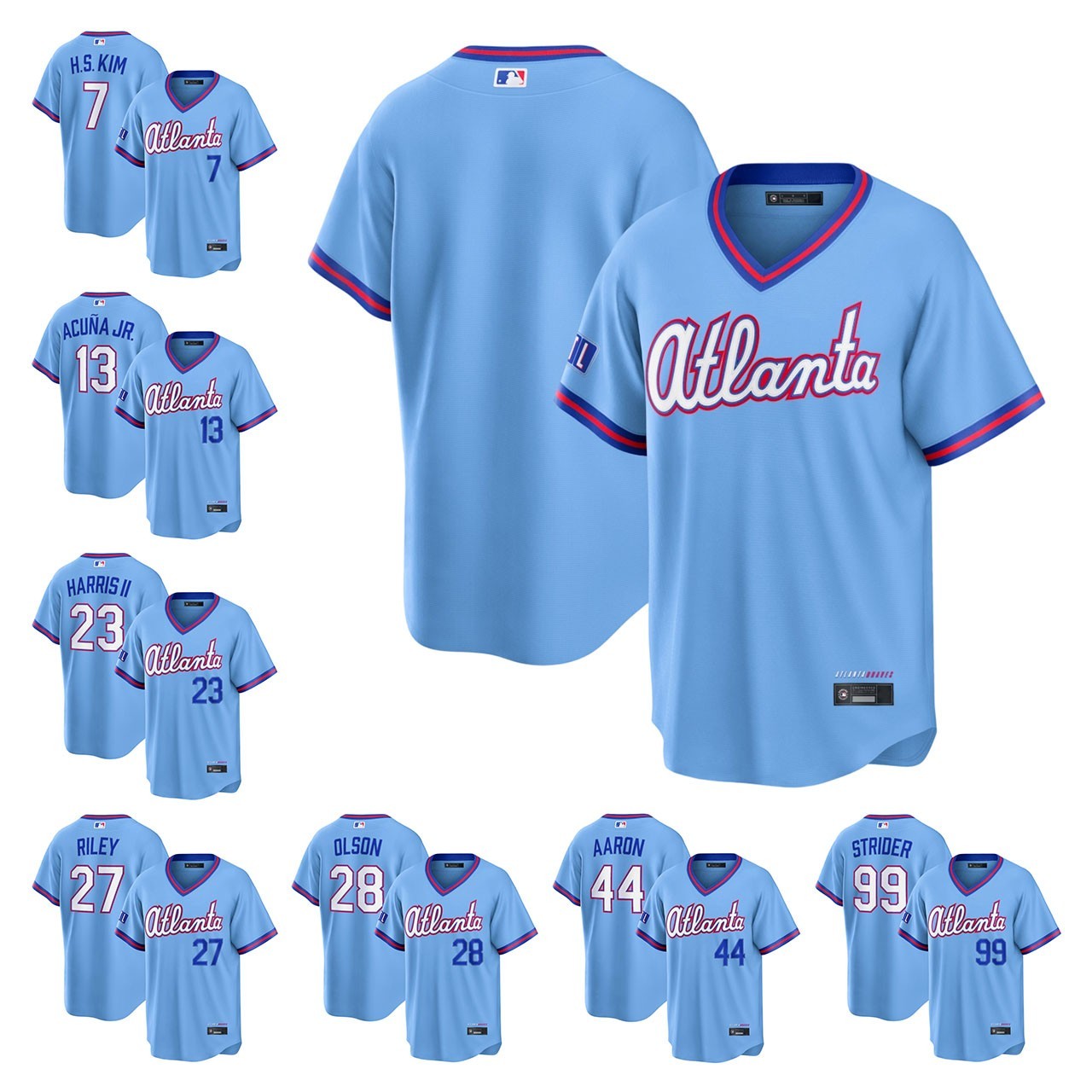 Men's/Youth Braves 2026 City Connect Stadium All Stitched Baseball Jersey S-3XL