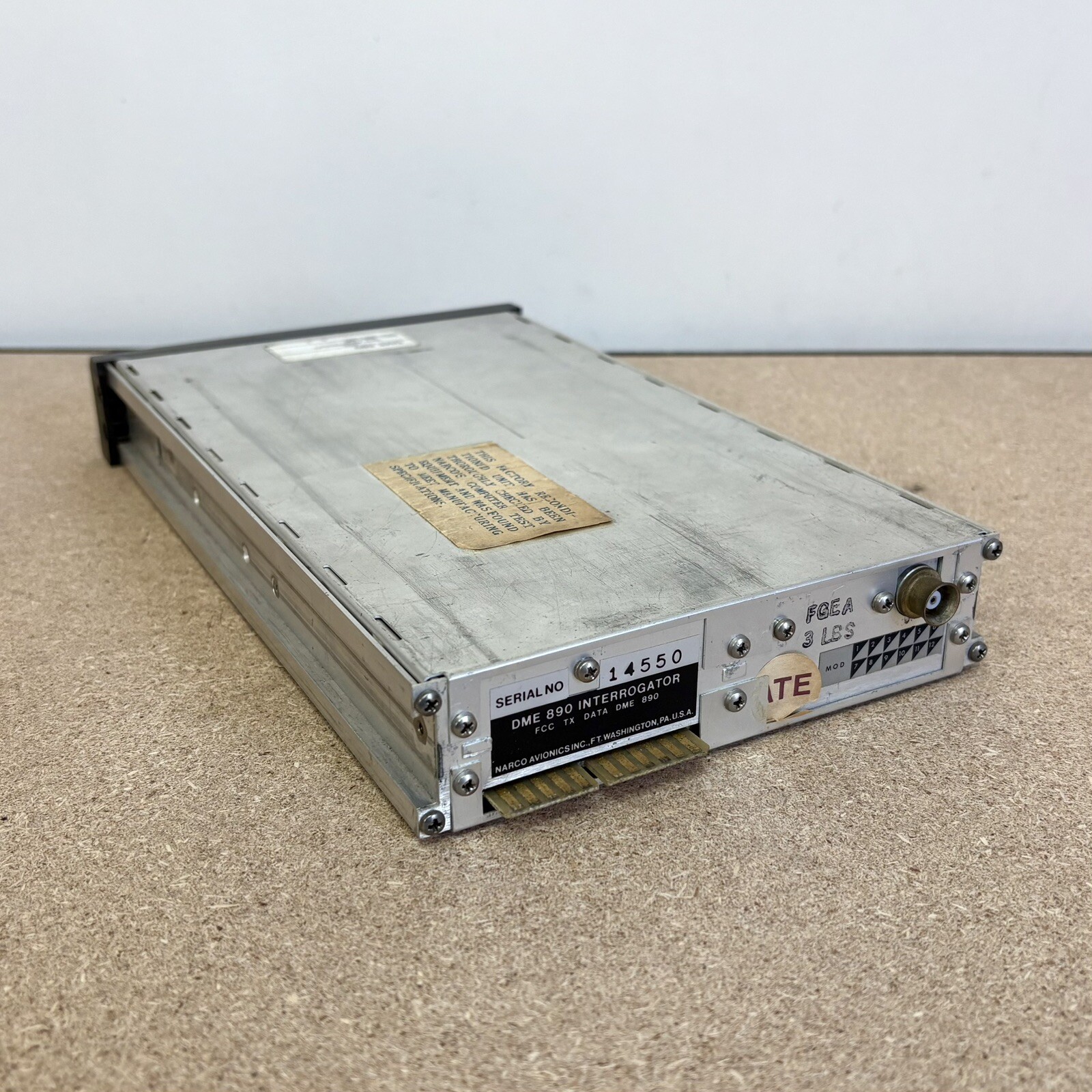 Narco DME 890 Interrogator - Needs Repair