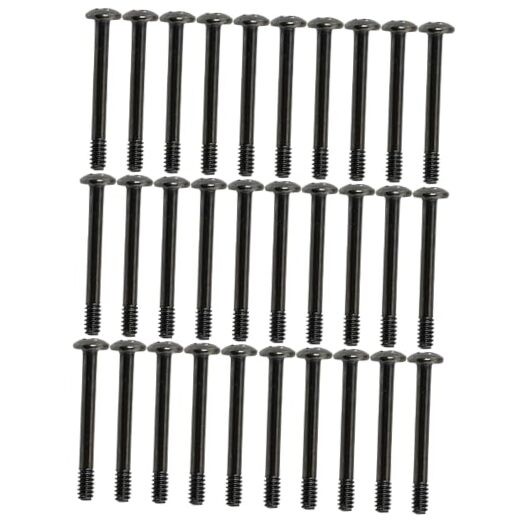 30PCS Computer Case Fan Part Desktop Computer Power Supply Fan Long Screw