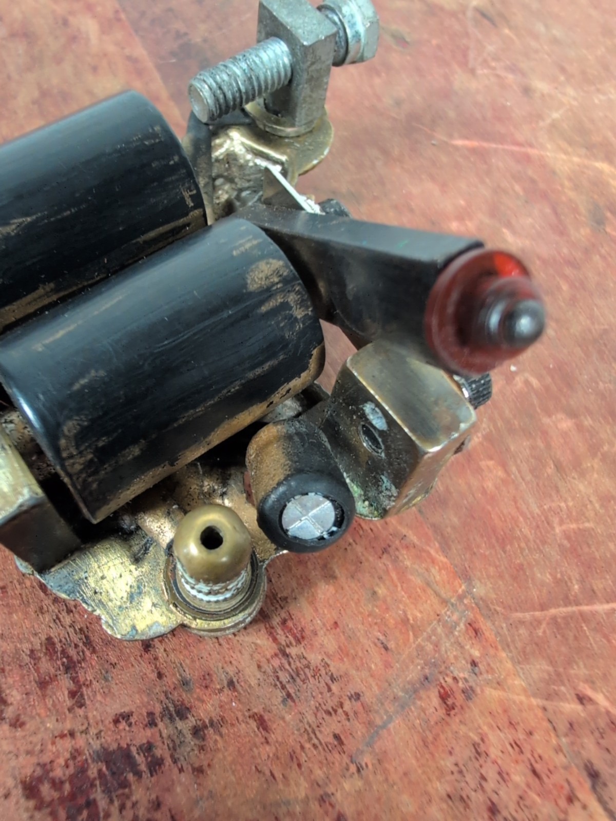 Vintage Coil Tattoo Machine Custom Made Brass