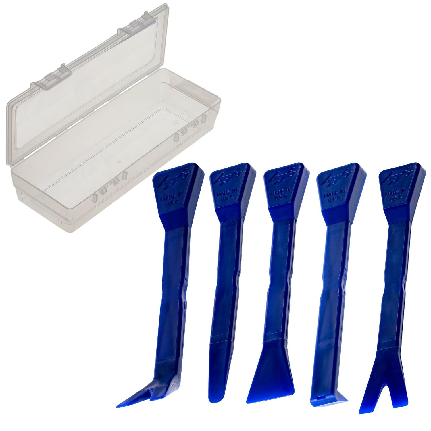 5-Piece Plastic Pry Tool Kit with F1 Case Medium Duty for Auto Trim