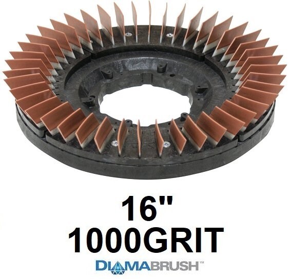 ✳️Duty Free✳️DiamaBrush Polymer 16" Tool 1000 Grit Red L-800 Clutch 911601250🔥