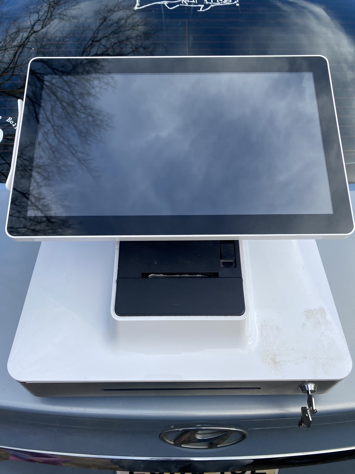 PARTS ONLY ELO PayPoint E346732 POS System; Had It Power Up 1 Time & then Not.