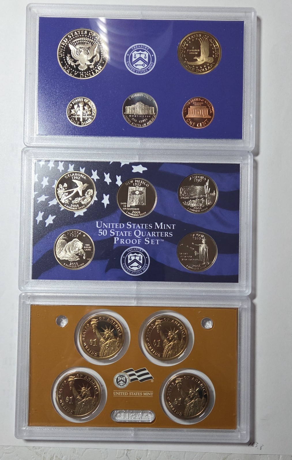 2008-S U.S.  Proof Set - 14 Coins in OGP w/COA