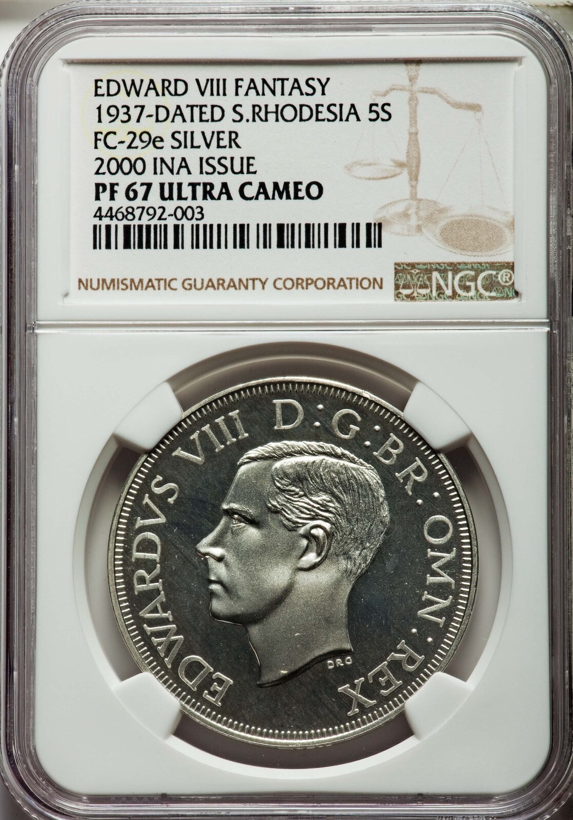 Canada - 1937 Edward VIII Fantasy Crown - NGC PR67 CAM