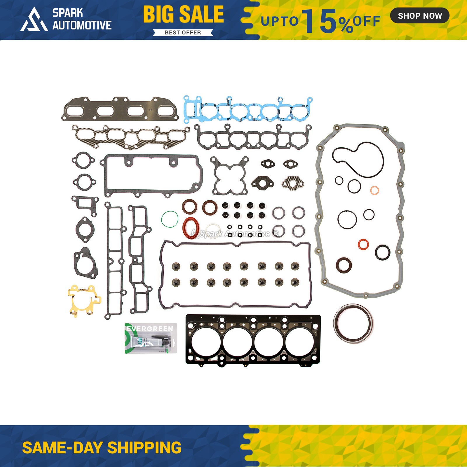 Full Gasket Set Fit 2001 Dodge Stratus Chrysler Sebring Plymouth 2.4 EDZ 148 16V