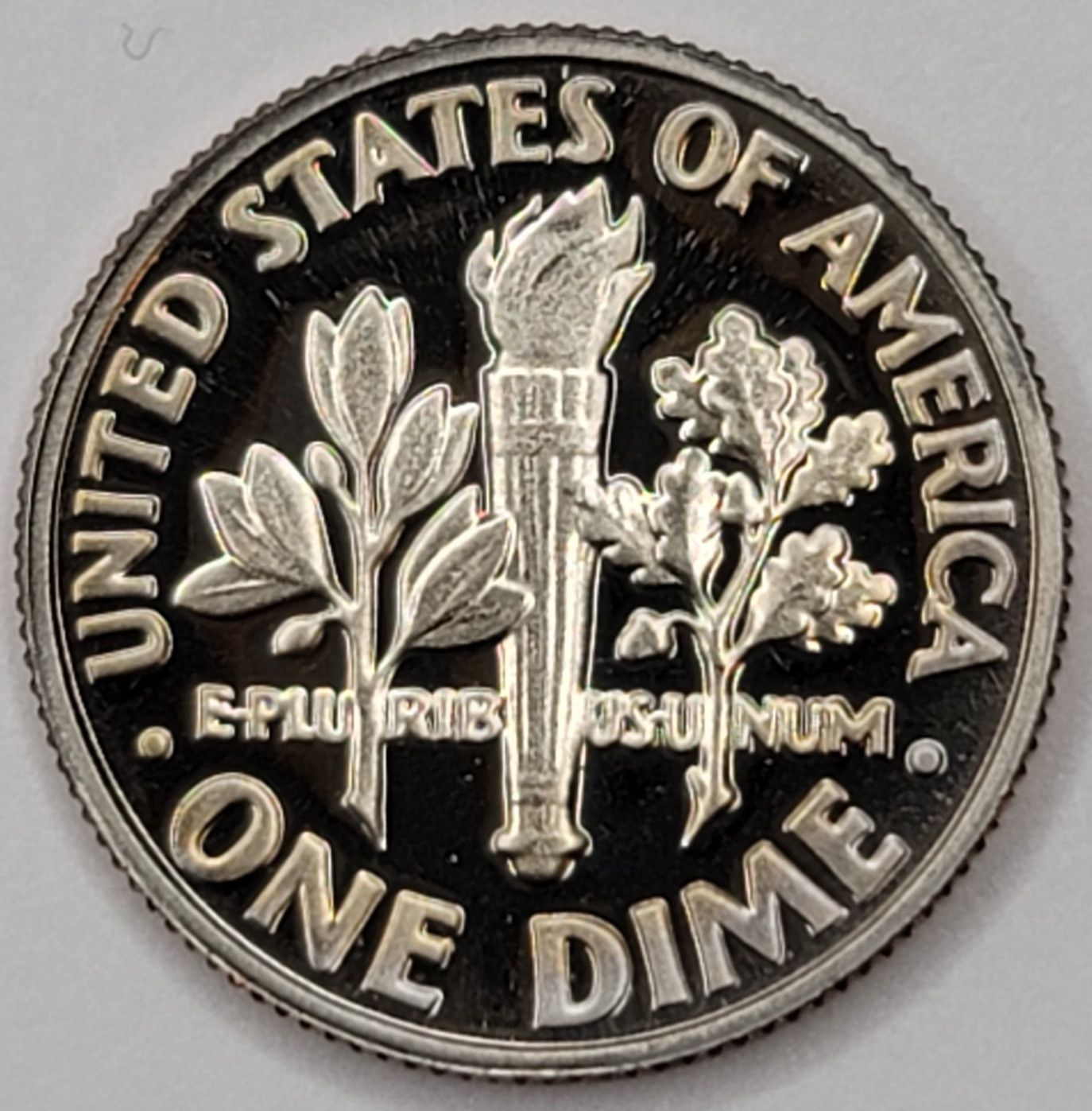 1982 S Gem Proof DCAM Roosevelt Dime - CN-Clad