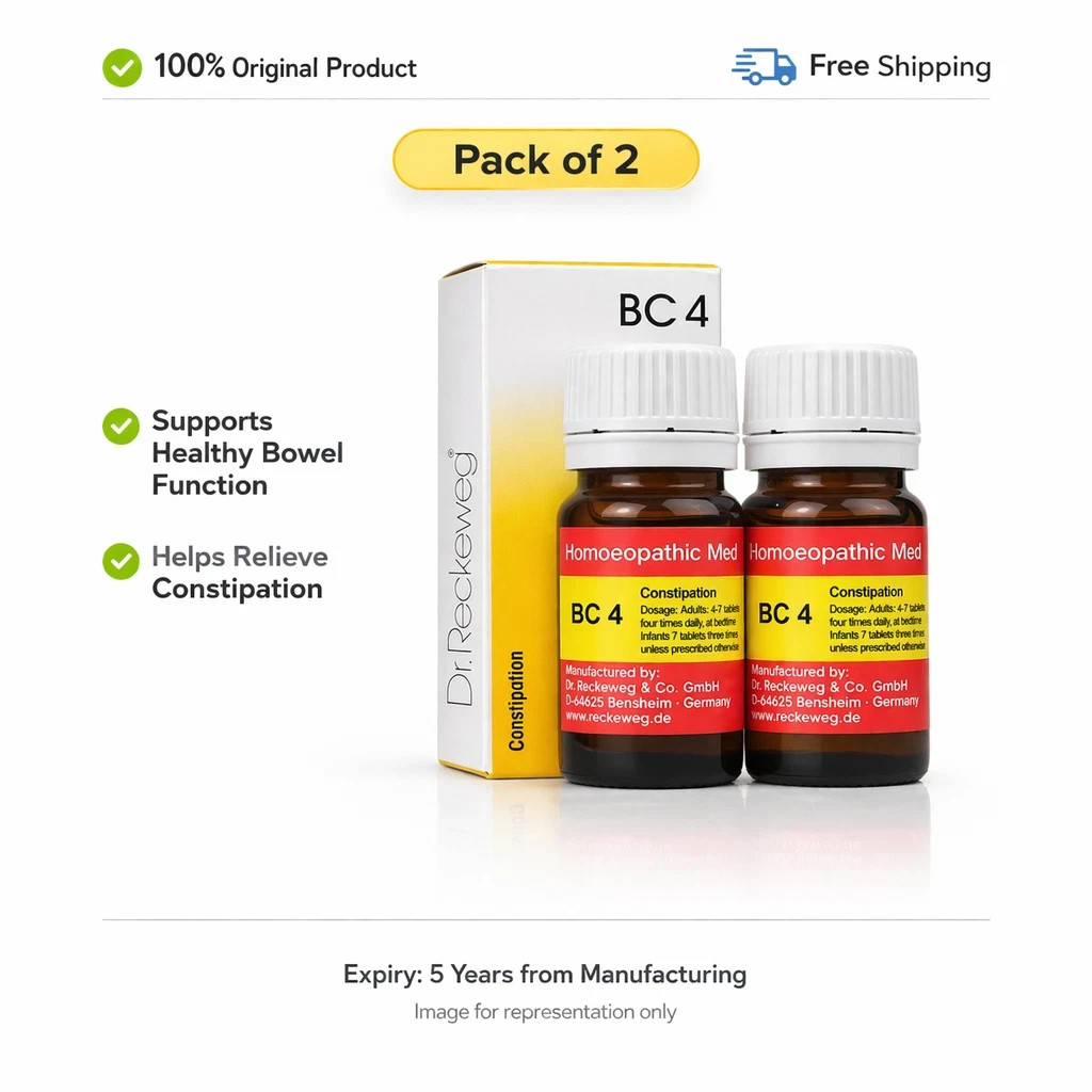 Dr Reckeweg BC 4 Tablets 20g Homeopathic General Wellness Support 2 Pack