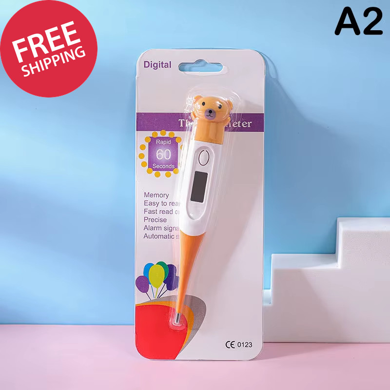 Cartoon Electronic Soft-Head Thermometer Household Human Armpit Digital Thermome
