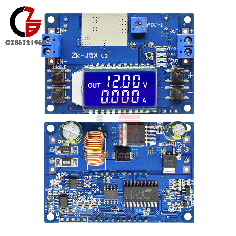 DC-DC 5A Constant Voltage Current LCD Display Adjustable Buck Step Down Module