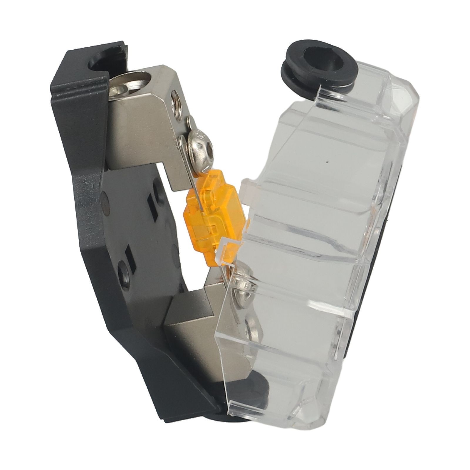Brass Fuse Holder 40A with High Temperature Polycarbonate Base for Amplifiers