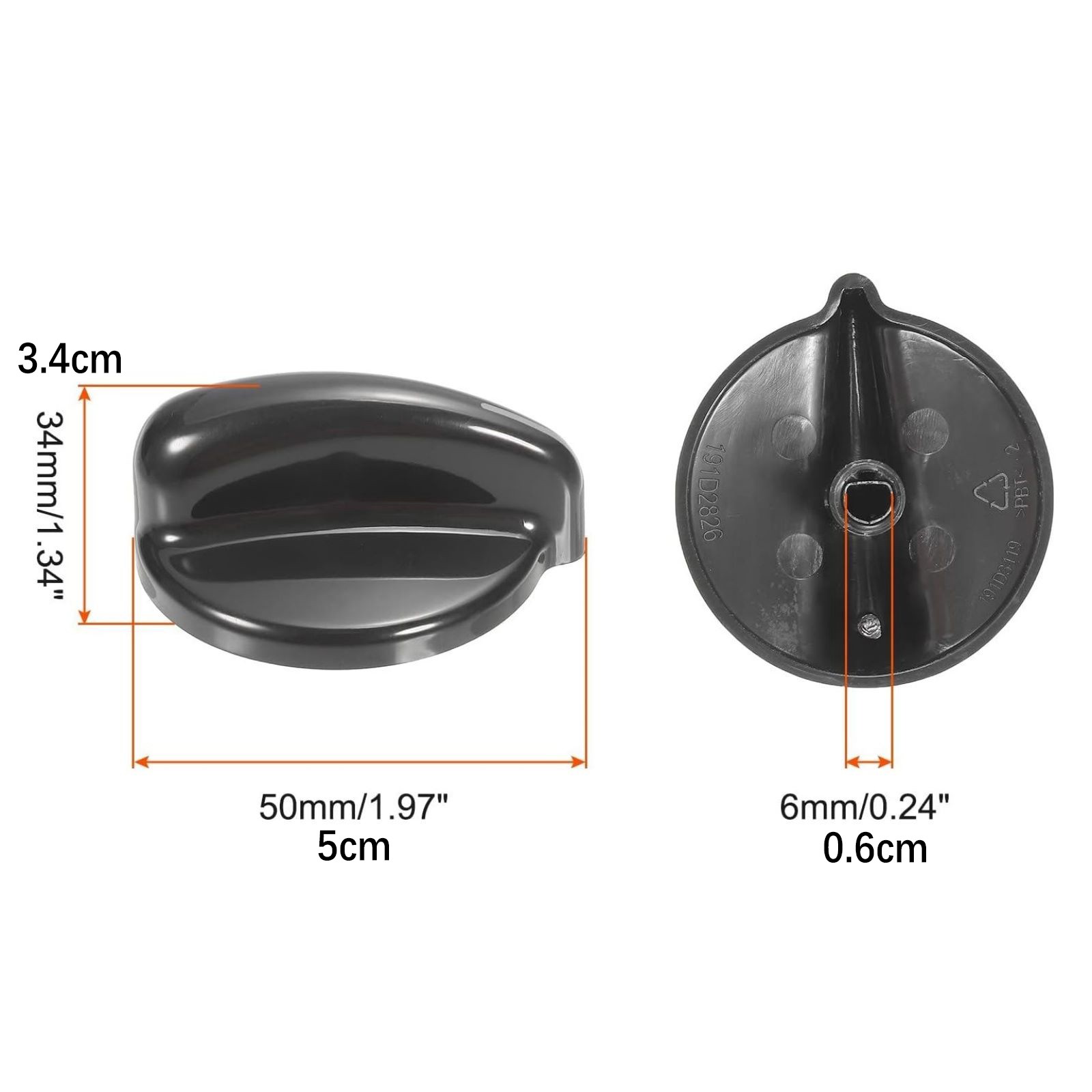 Burner Cooktop Control Knob Replacement Part For GE Gas Range Stove Oven