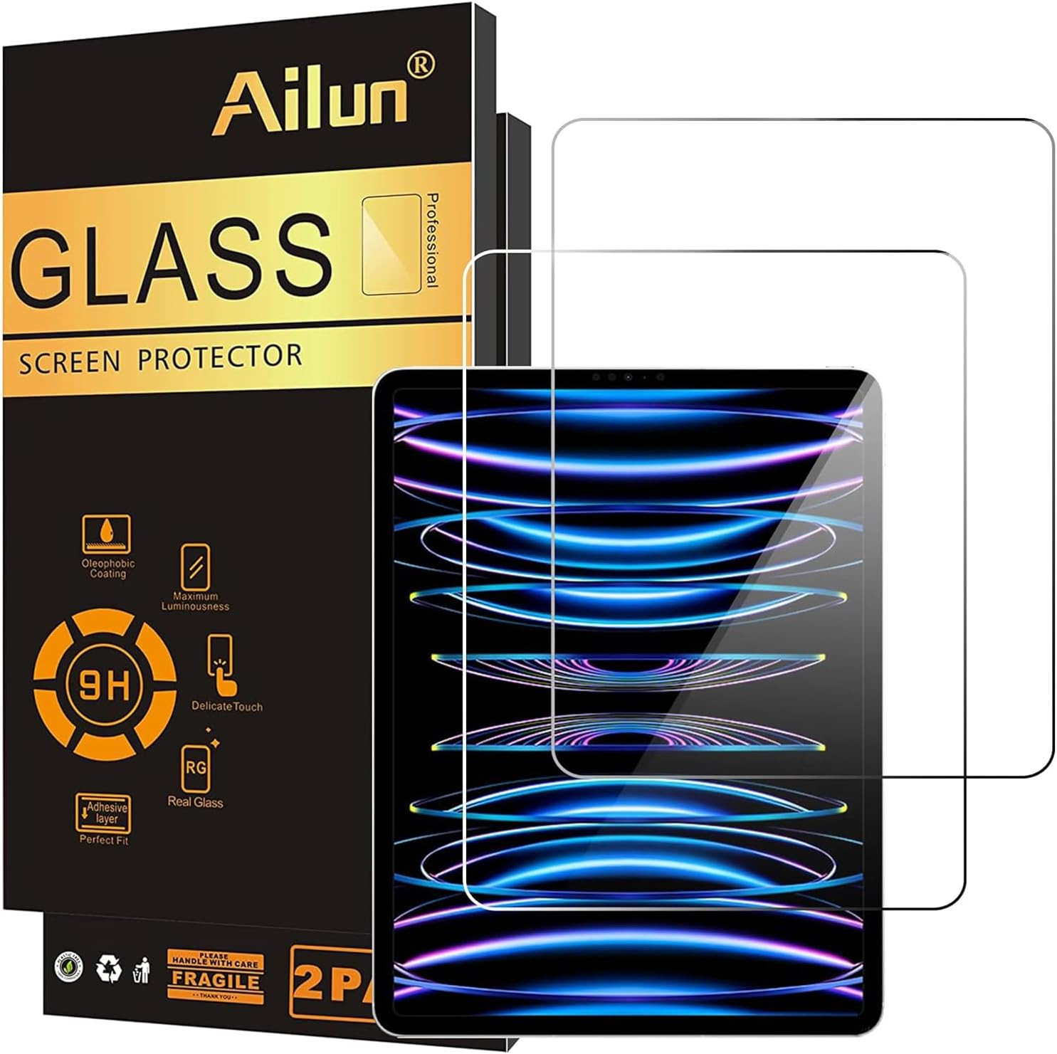 Ailun Screen Protector for Ipad Air 4/5 Generation[10.9 Inch,2022 5Th &2020 4Th]