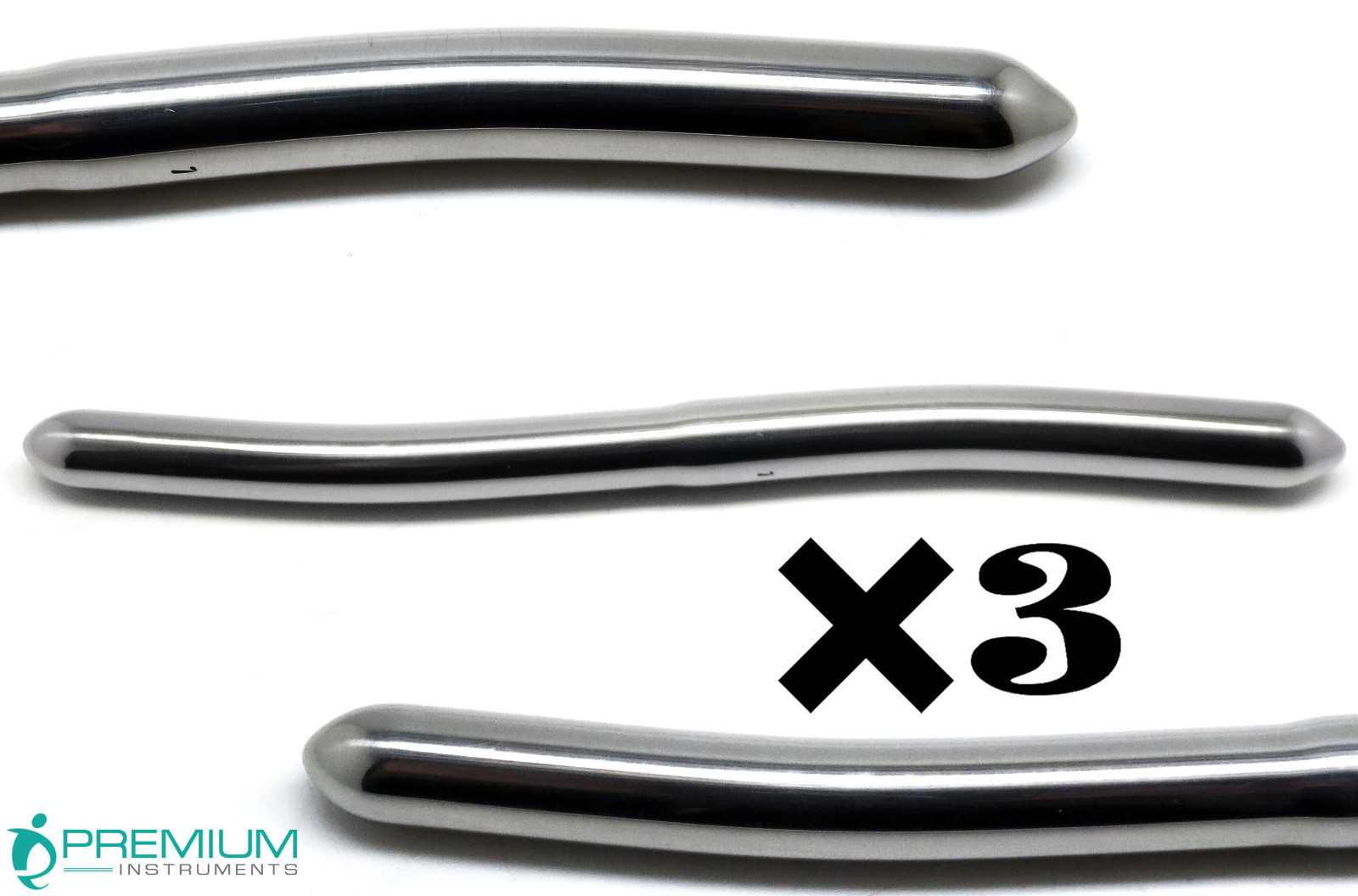 3× Hegar Uterine Dilator Gynecology 13mm/14mm Premium Surgical Instruments