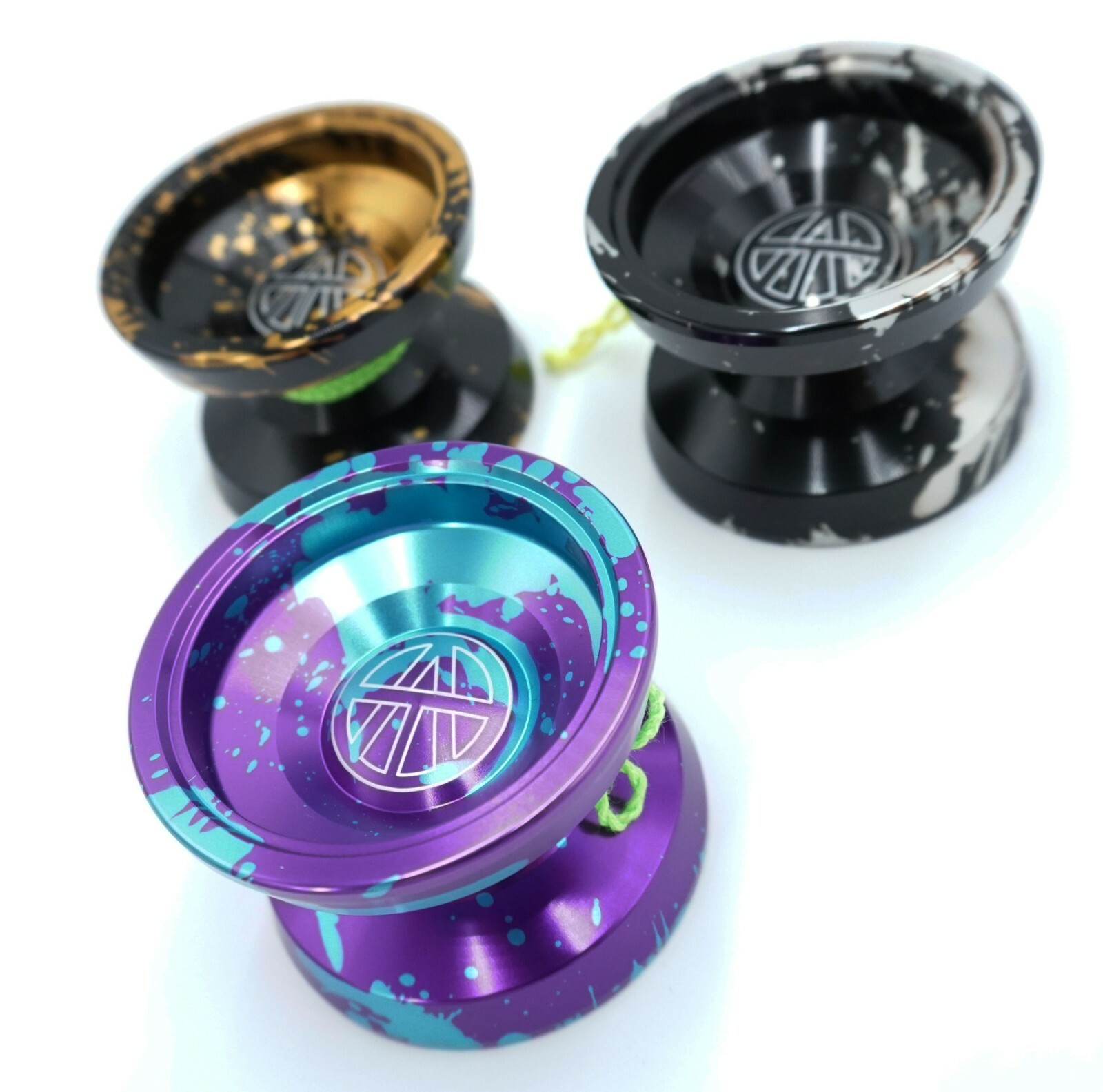 Unresponsive YOYO Anodized CNC Aluminum Magic Trick Yo-yo - Metal Splash Series