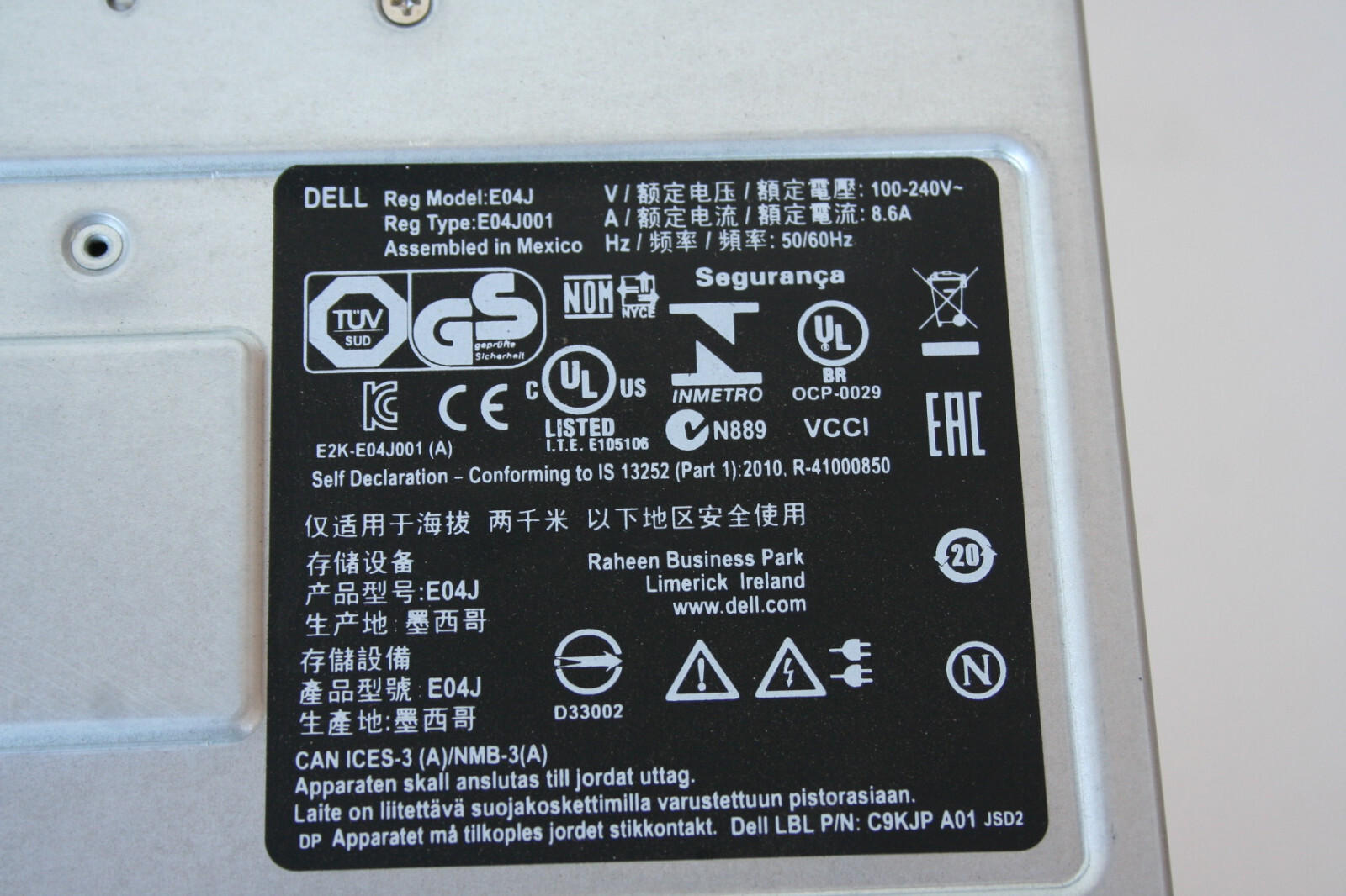 Dell powervault MD3220i E04J
