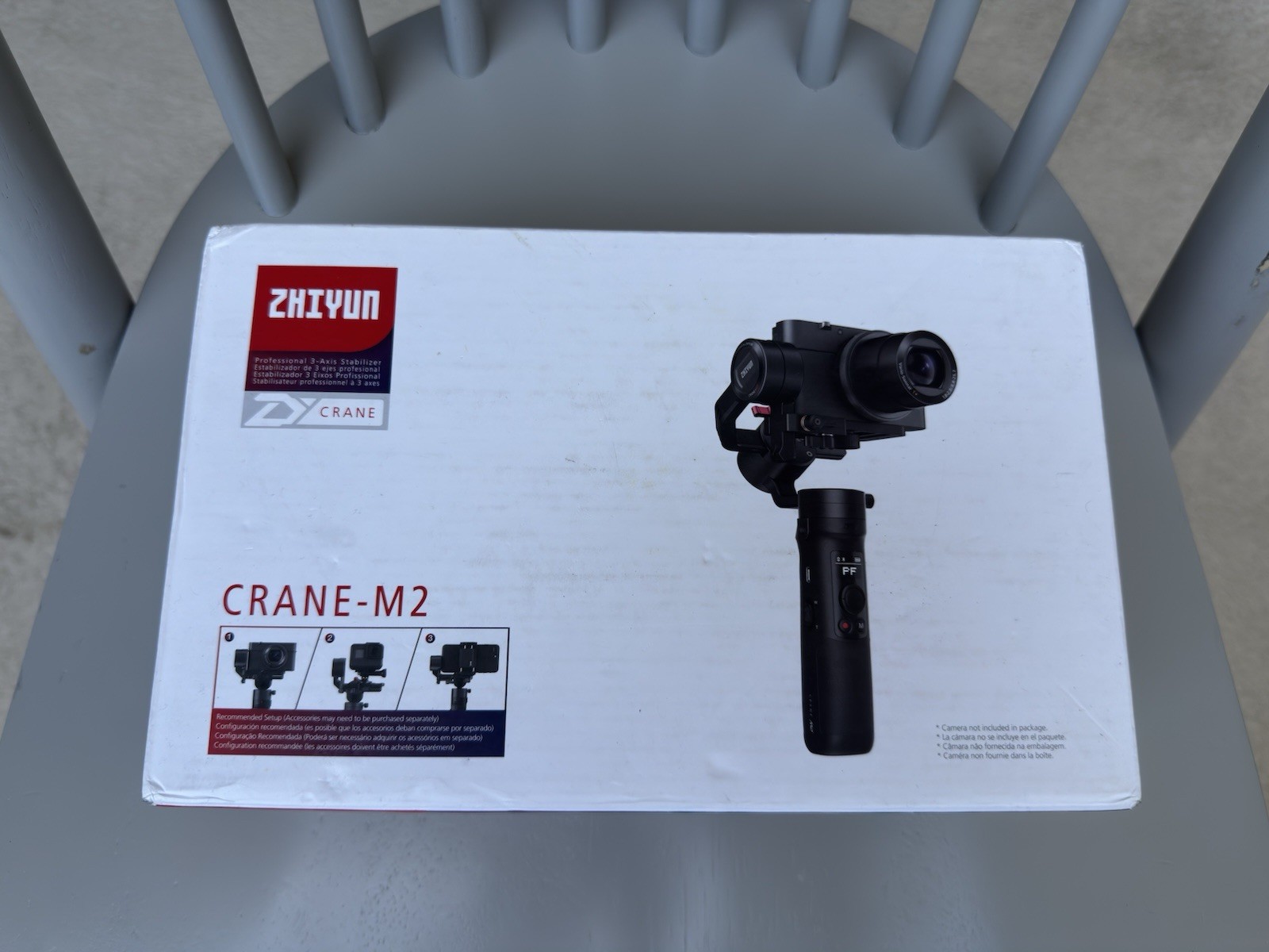 Zhiyun Crane-M2 3-Axis Handheld Gimbal for Smartphone/Sport Action Cameras/DSLR