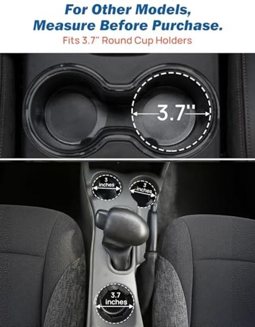 Cup Holder Insert 3.7" Compatible with Trailblazer 2002-2009, Fits 1 Pack