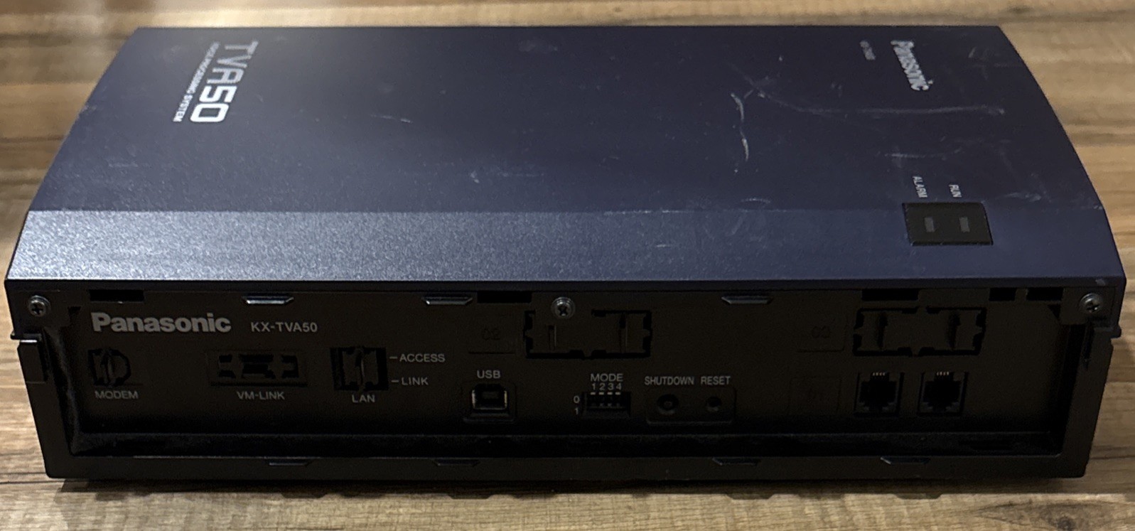 Panasonic KX-TVA50 Voice Processing System & AC Adaptor PSLP1322 Powers On