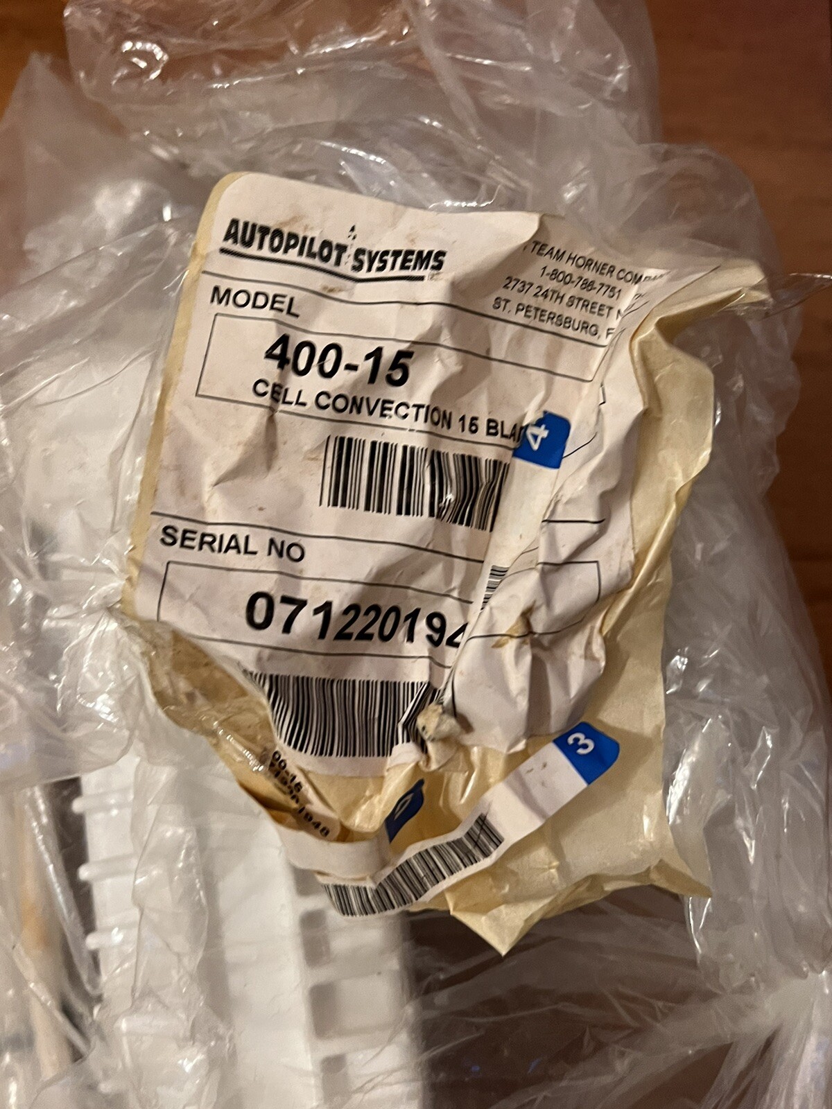 New Rare AutoPilot Cubby In-Deck Replacement Salt Cell Generator 15-Blade