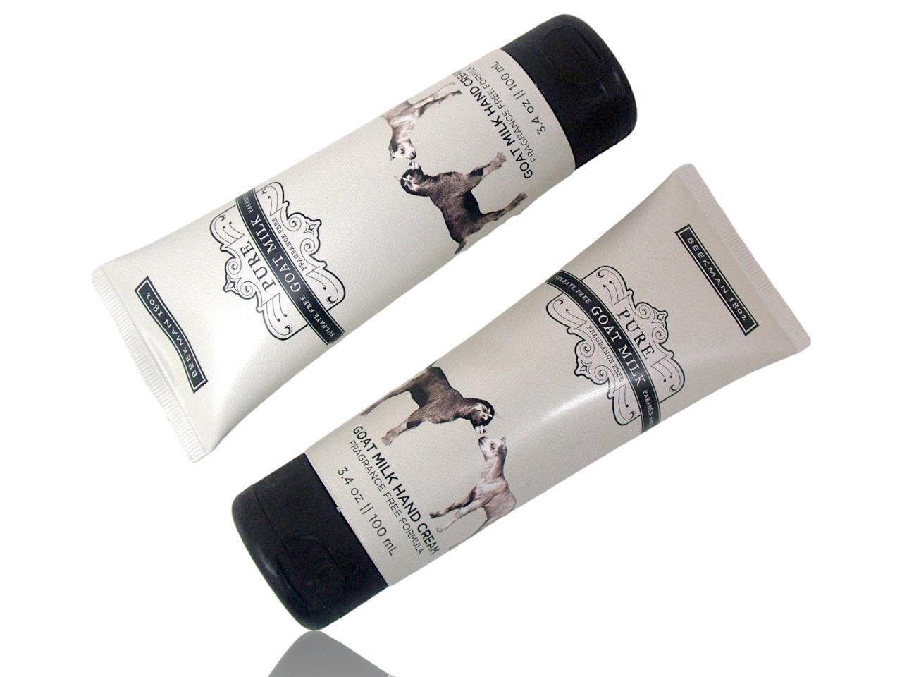 (Lot of 2) Beekman 1802 Pure "Fragrance Free" Goat Milk Hand Cream 3.4 oz - New