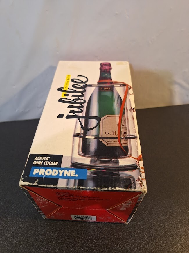Wine Cooler Prodyne Acrylic Iceless Single Bottle Chilled