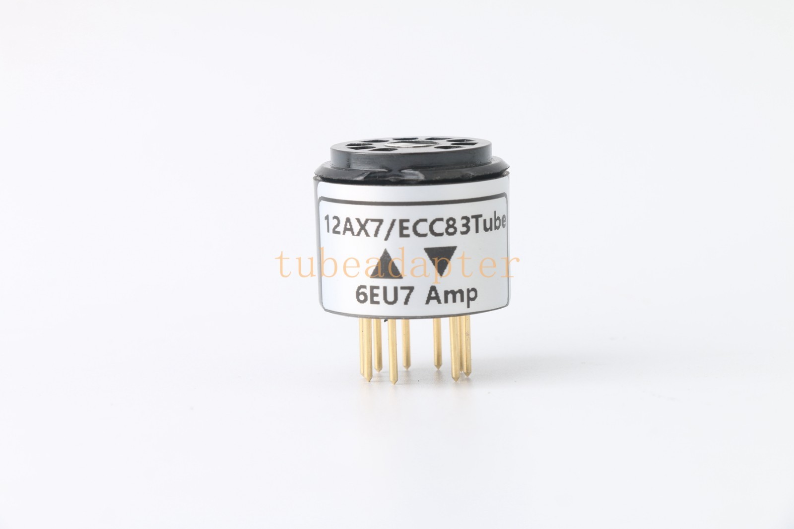 Pair 2pcs 6EU7(amp socket) to 12AX7 ECC83 tube converter adapter