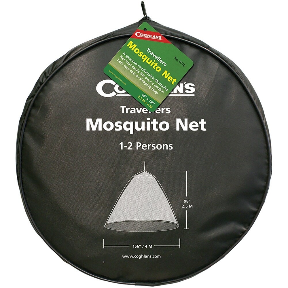 Coghlan’s Travellers 98x156 Mosquito Bug Net Outdoor Two People Coverage Camping