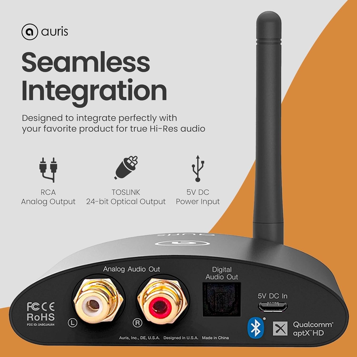 Blume HD Bluetooth Music Receiver with Audiophile DAC