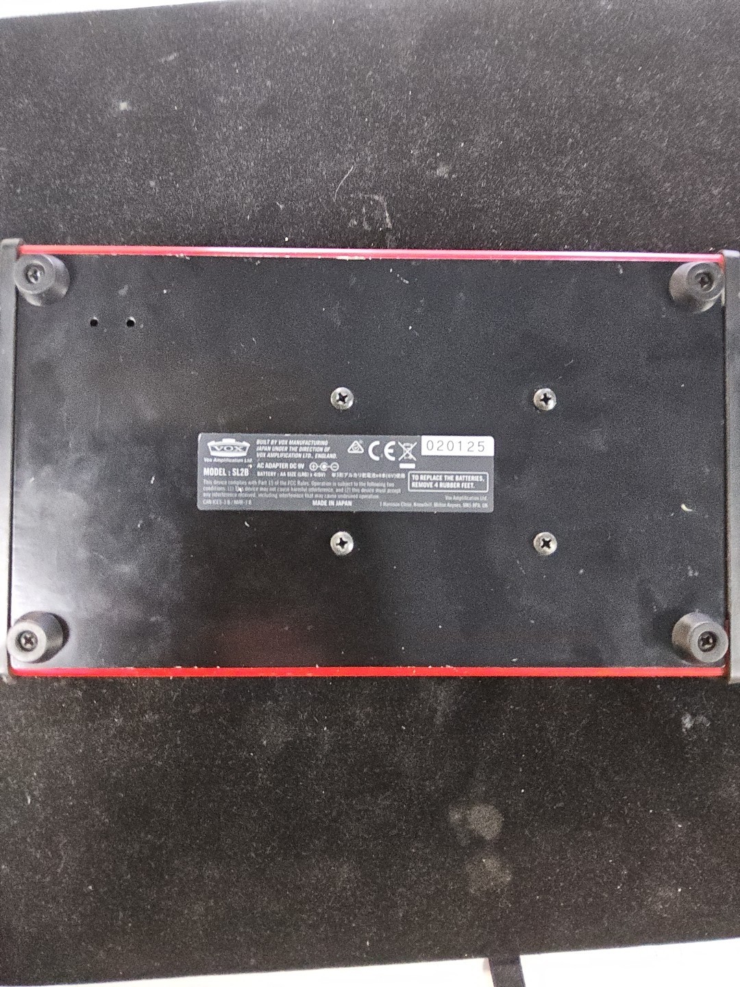 VOX SL2B StompLab IIB 2B Modeling Bass Compact Multi Effector Expression Pedal