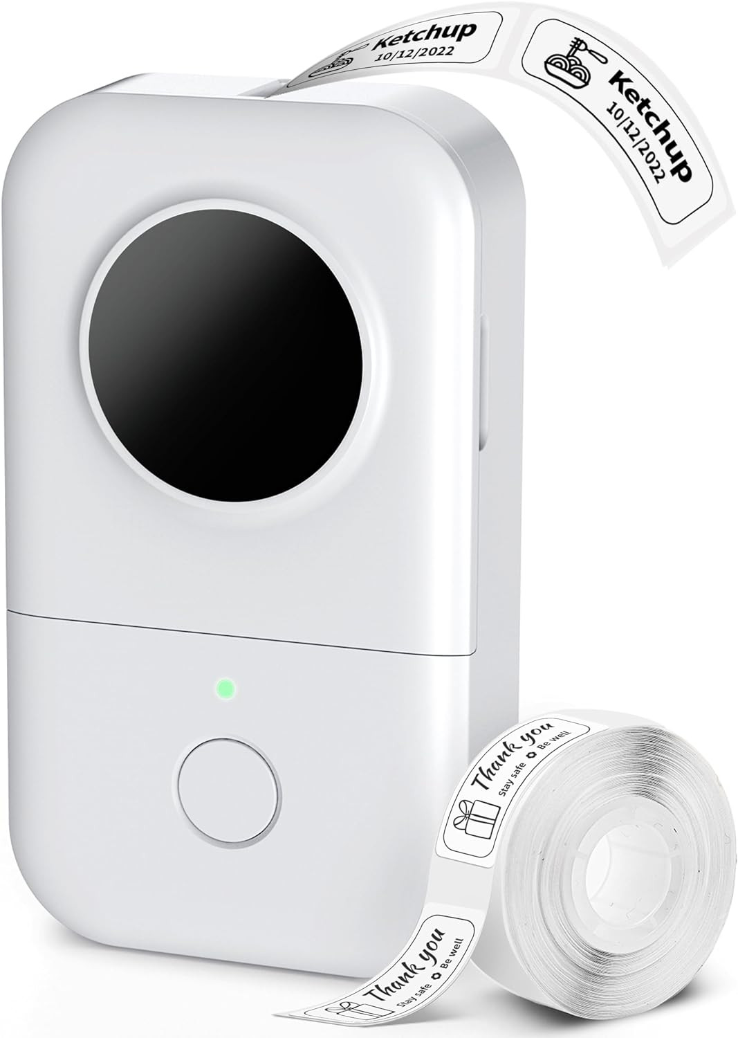 Phomemo D30 Label Maker Machine, Portable Handheld Bluetooth Mini Label Printer