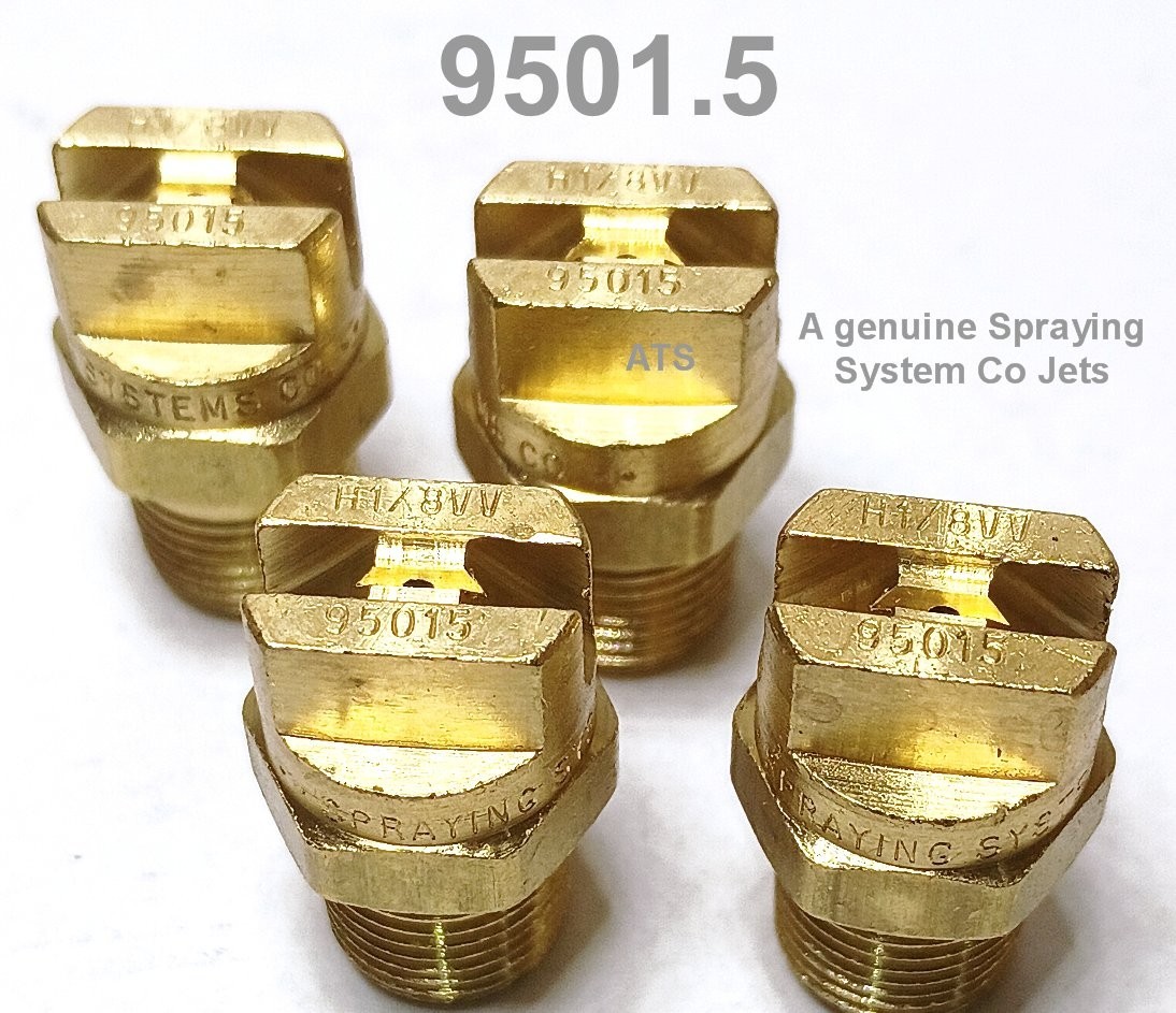 Carpet Cleaning (Set Of 4) Brass Spraying System Co VeeJets 9501.5