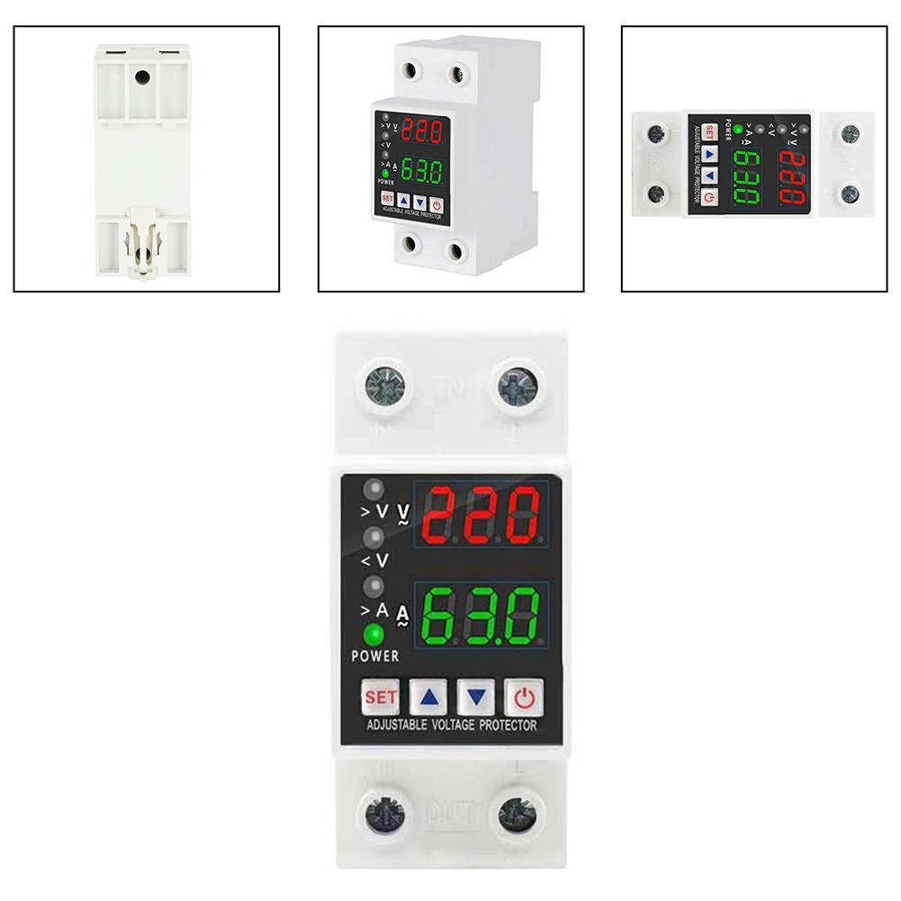 220V Voltage Protector with Adjustable Settings for Electrical Devices
