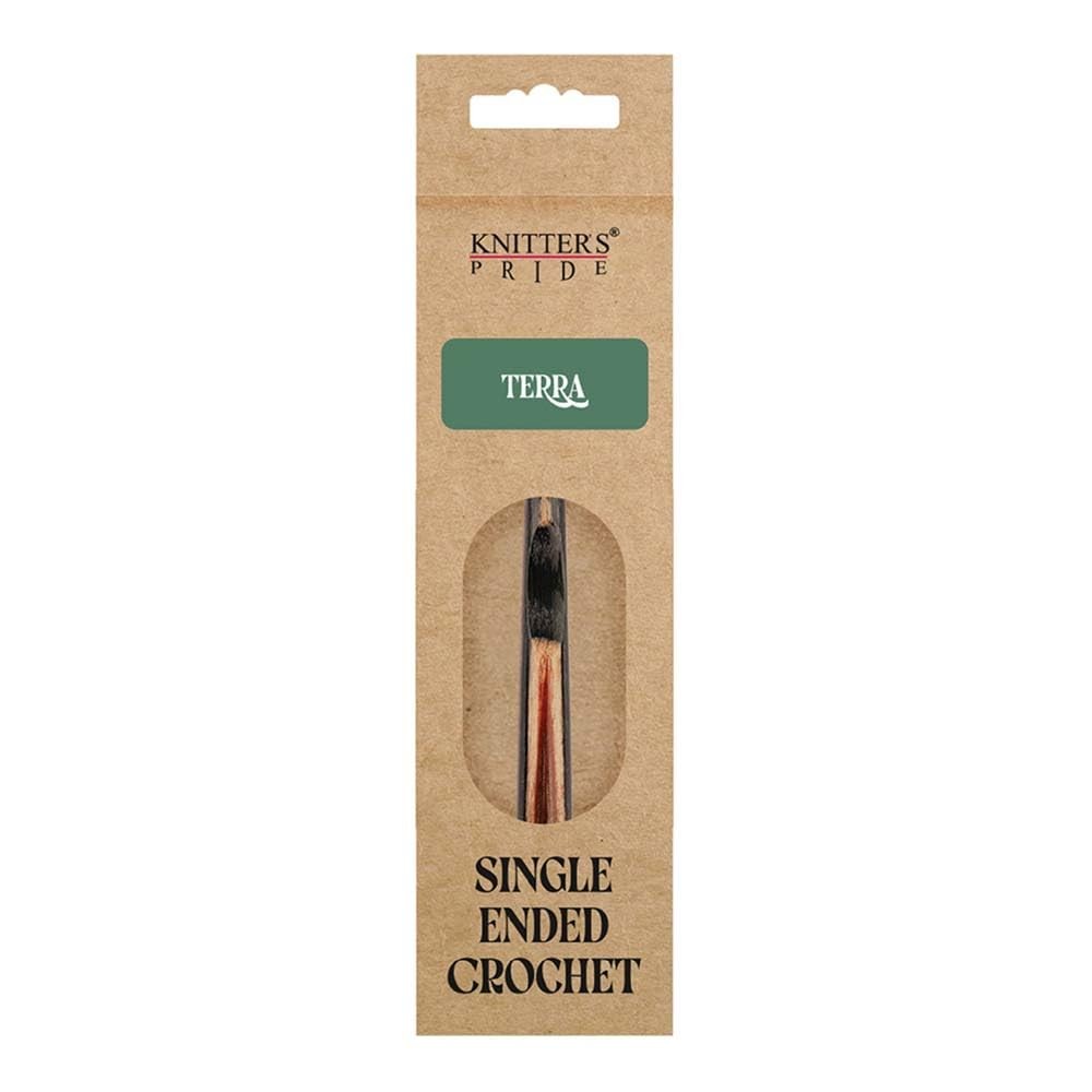 Knitter’s Pride Terra Single-Ended Crochet Hook – US Size J (6mm)