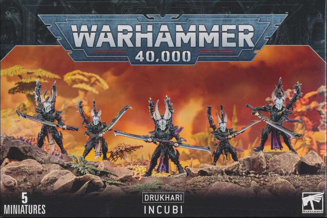 Warhammer 40K Drukhari Incubi Dark Eldar New in Box