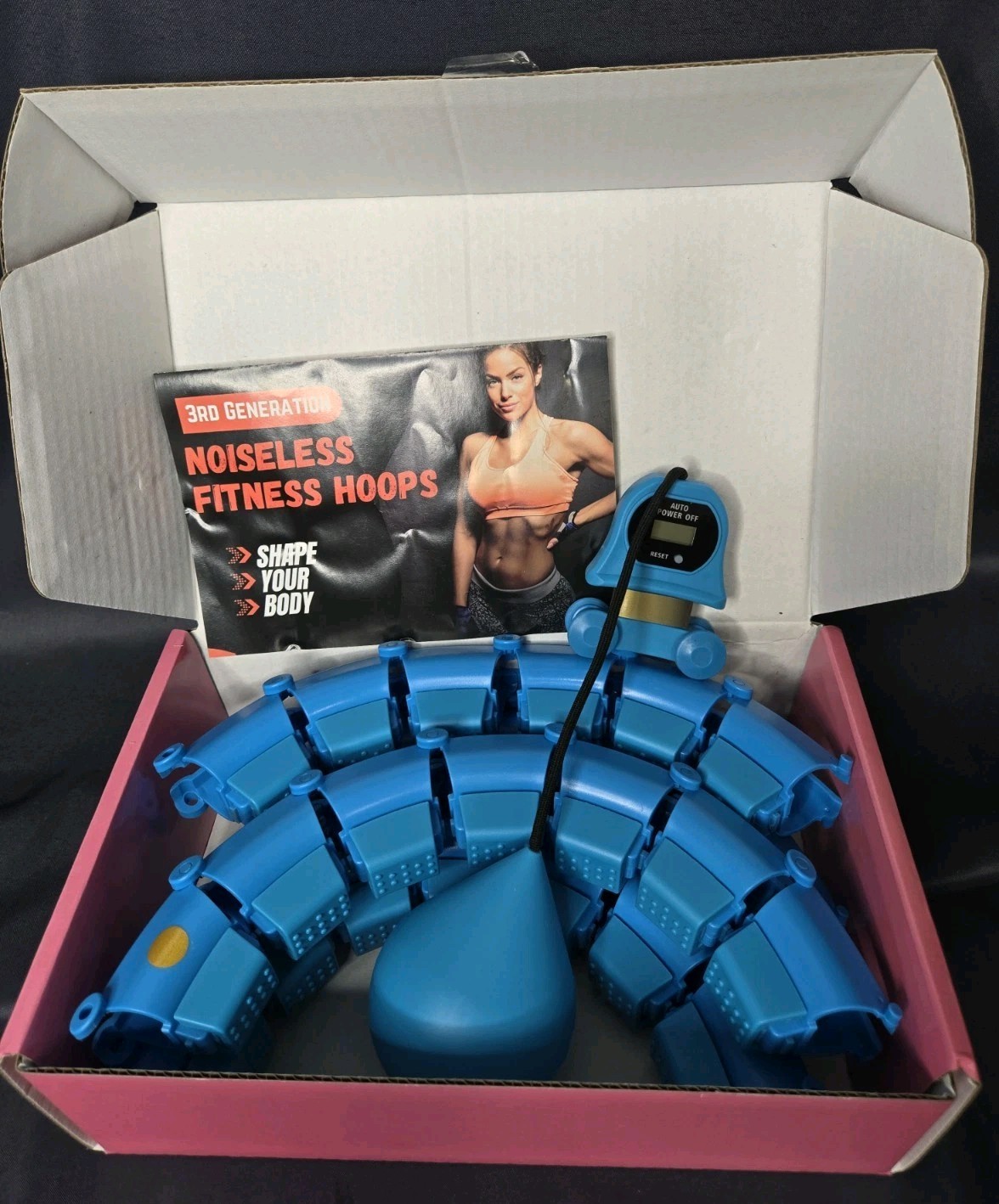 Weighted Fit Hoops plus Size for Adults Weight Loss,3Rd Generation Noiseless Fit