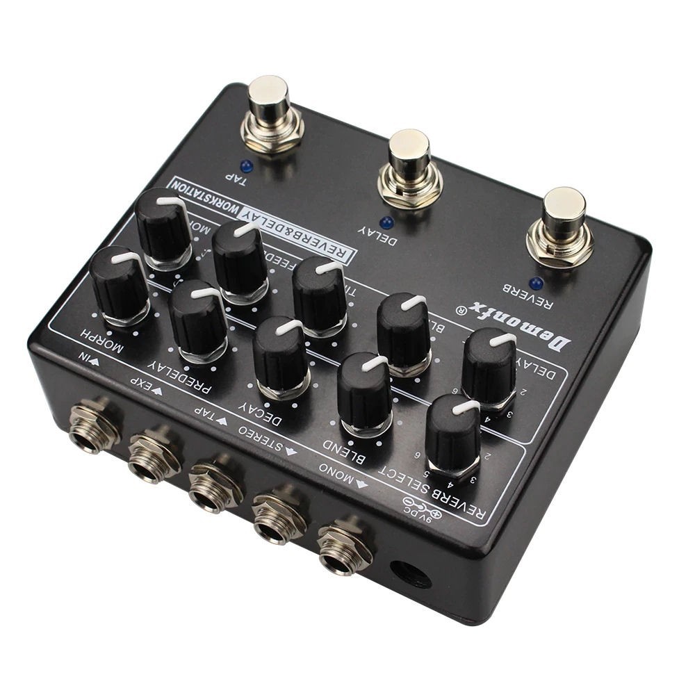 Demonfx RDW Reverb Delay Workstation Guitar Effect Pedal Multi Effects