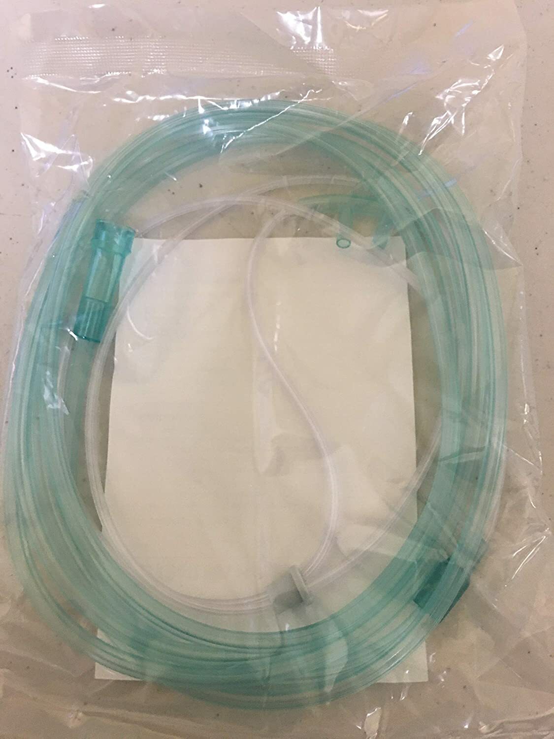 Medical Products 7FT Adult Sta-Soft Nasal Oxygen Cannulas - 2 PACK Green