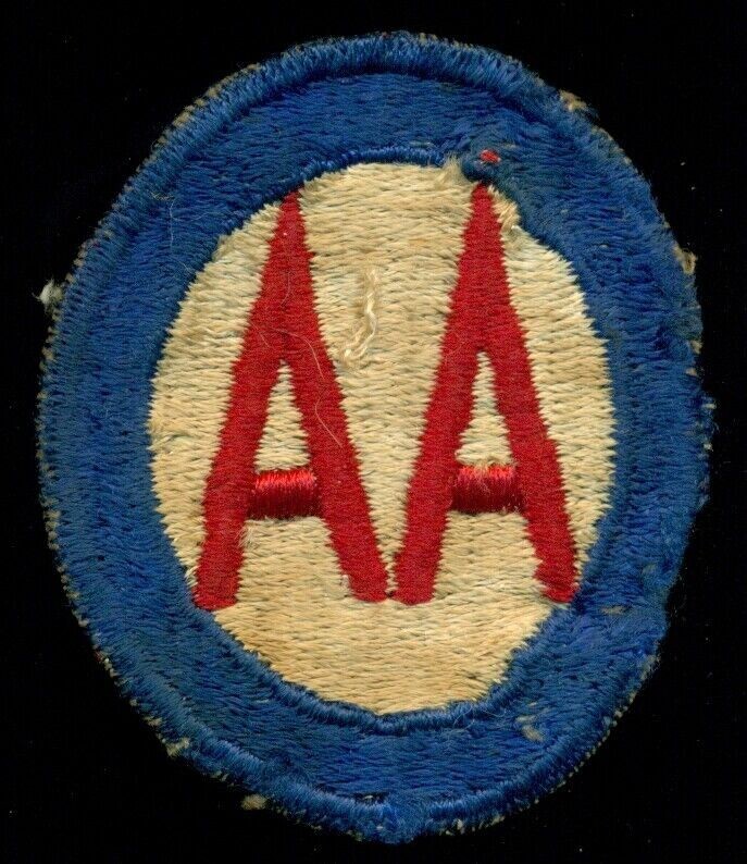 US Army WWII Anti Aircraft Command HQ Patch CT-5