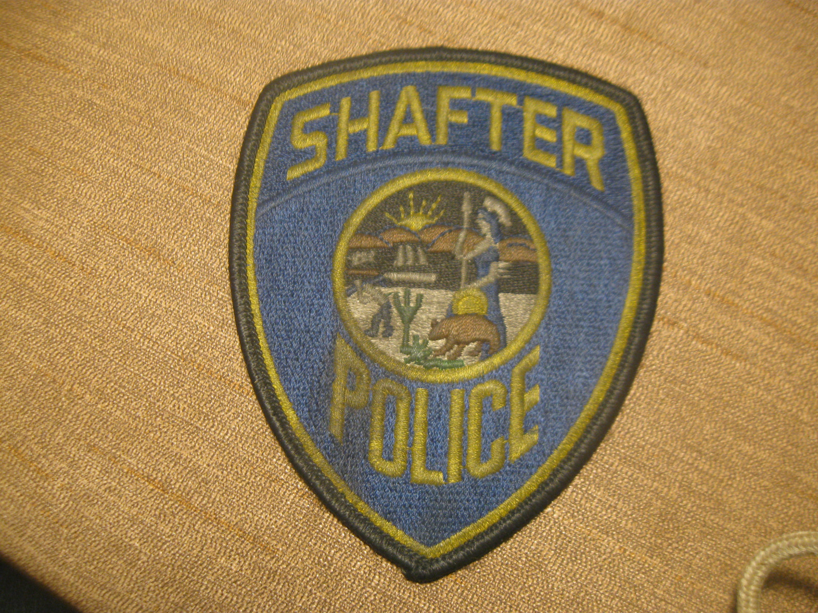 SHAFTER CALIFORNIA POLICE PATCH (SUBDUED VERSION)