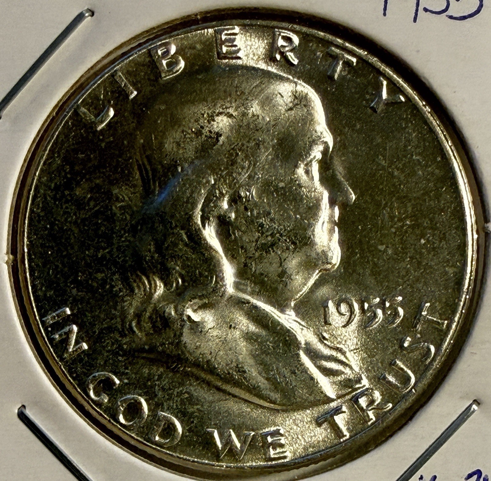 1955-P Franklin Half Dollar - BU - 90% Silver Coin - (16-21)