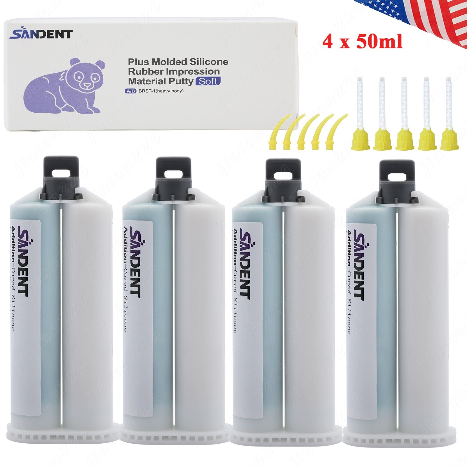VPS Impression Material 4/pk Heavy Body Regular Set