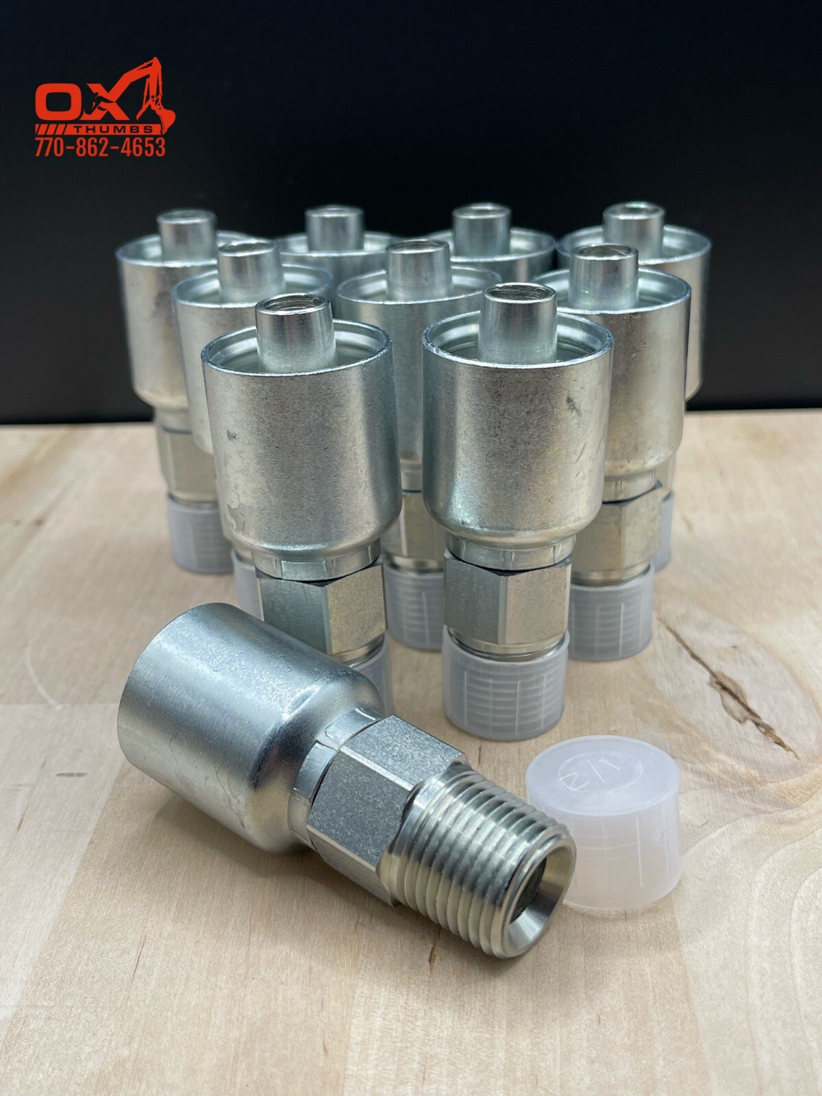 10 Pack Aftermarket Parker Series 43 10143-12-12 3/4 NPT Male Rigid  3/4" Hose